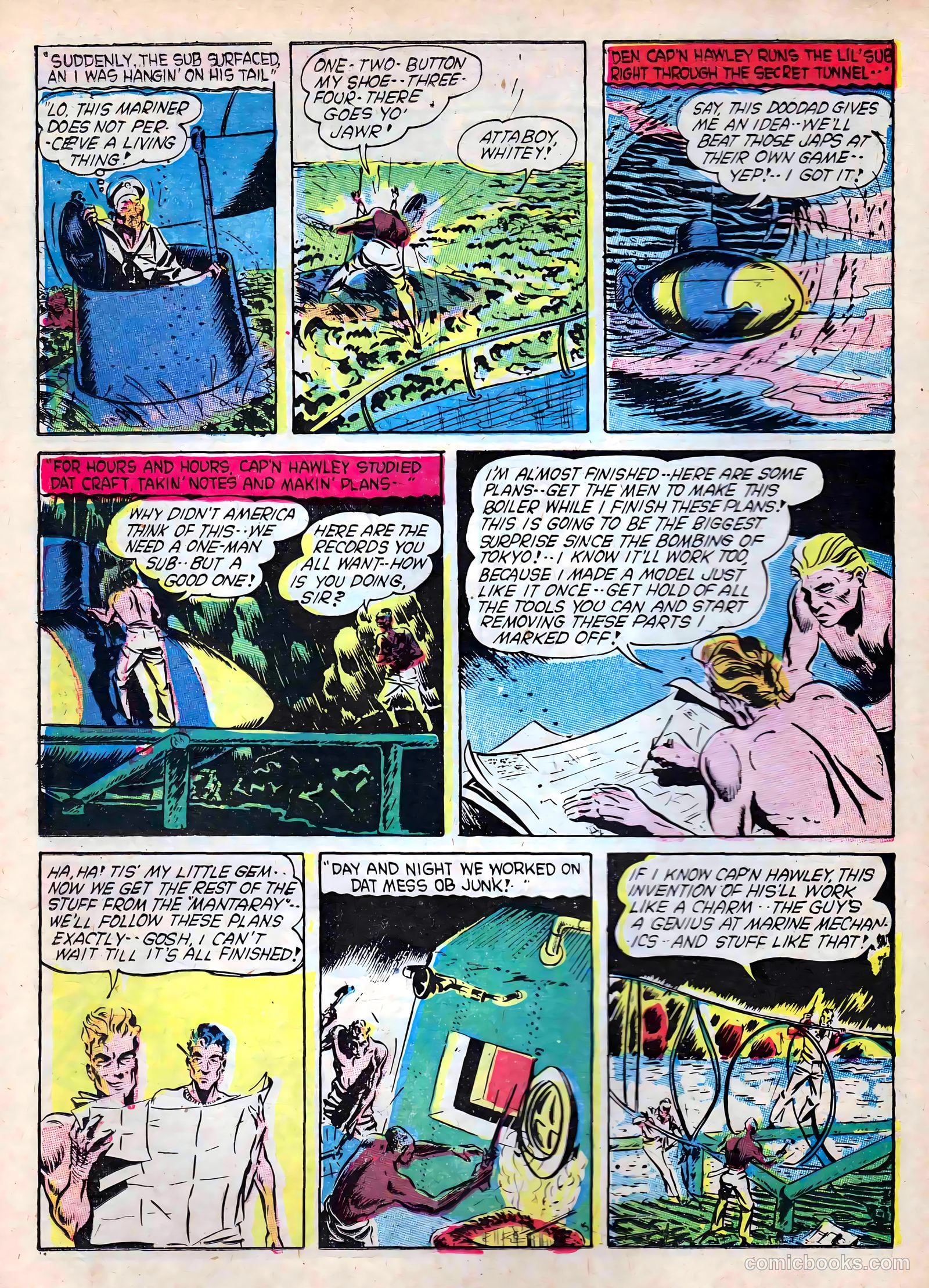 Captain Triumph Comics #9 (1948) — page 48 of 69