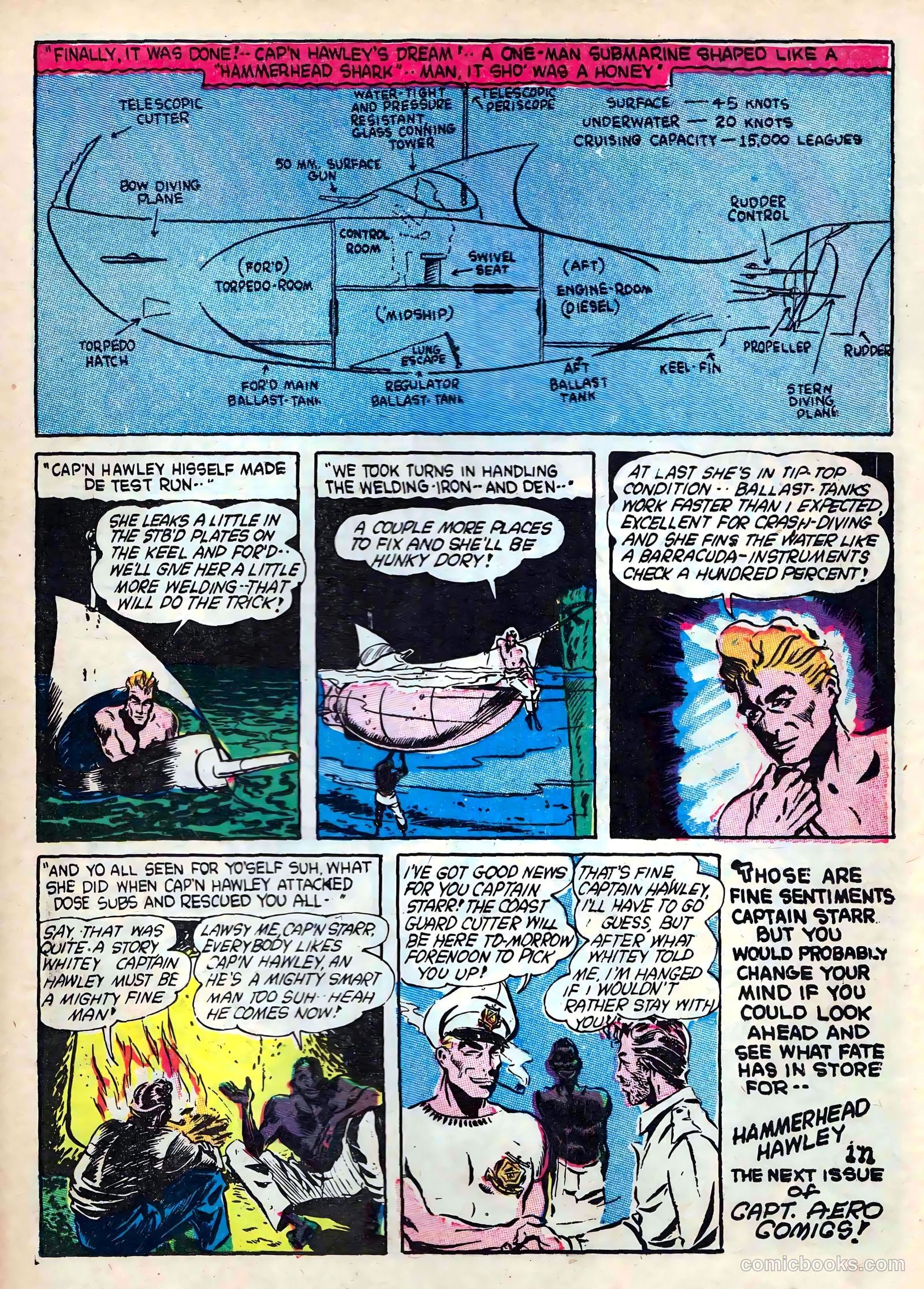Captain Triumph Comics #9 (1948) — page 49 of 69