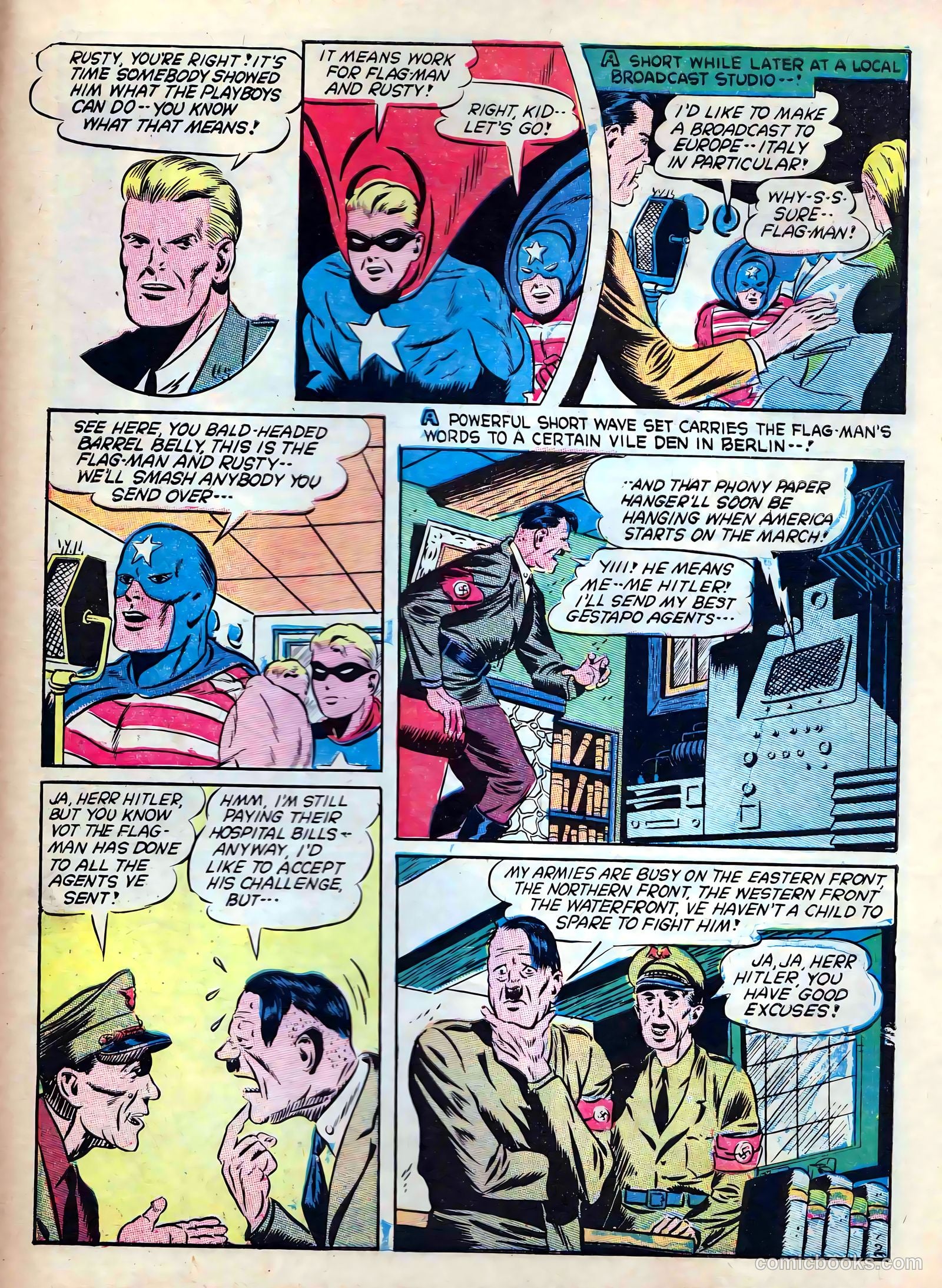 Captain Triumph Comics #9 (1948) — page 59 of 69