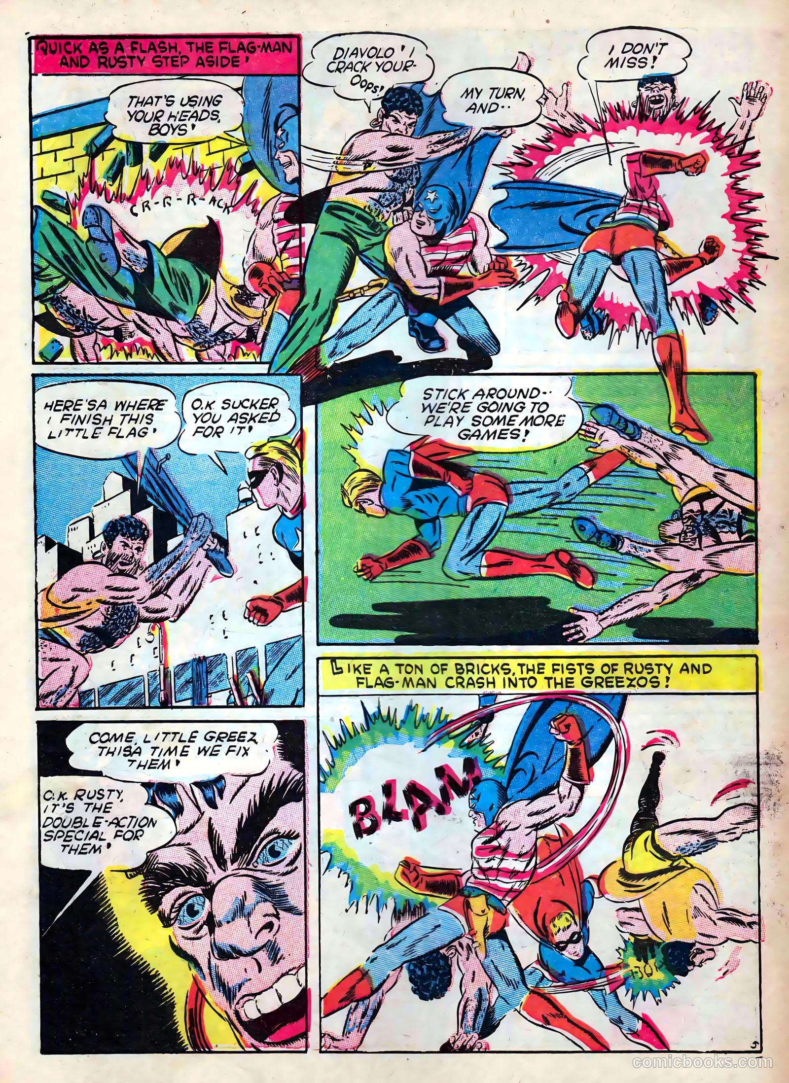 Captain Triumph Comics #9 (1948) — page 62 of 69