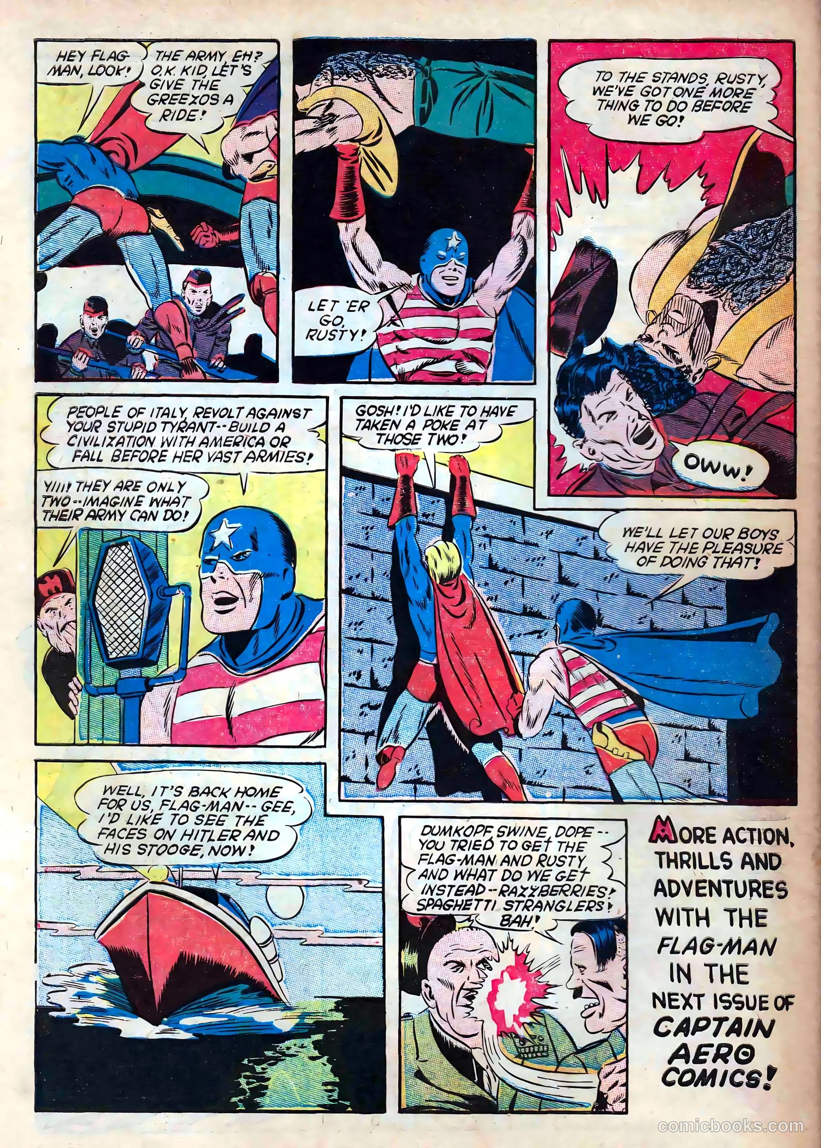 Captain Triumph Comics #9 (1948) — page 66 of 69