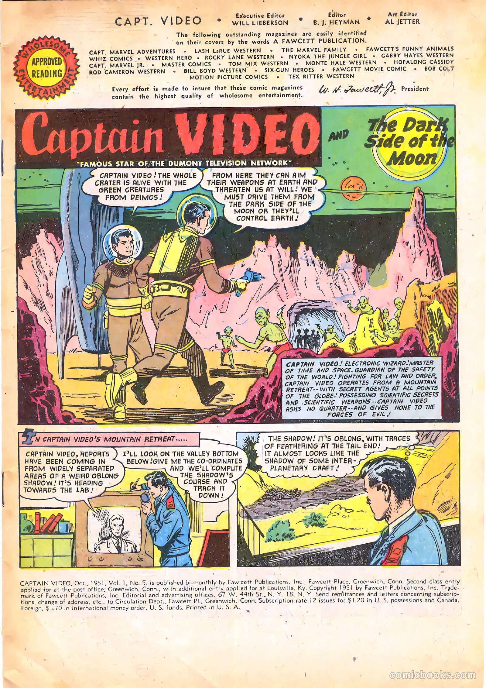 Captain Video #5 (1952, L. Miller & Son) — page 3 of 36