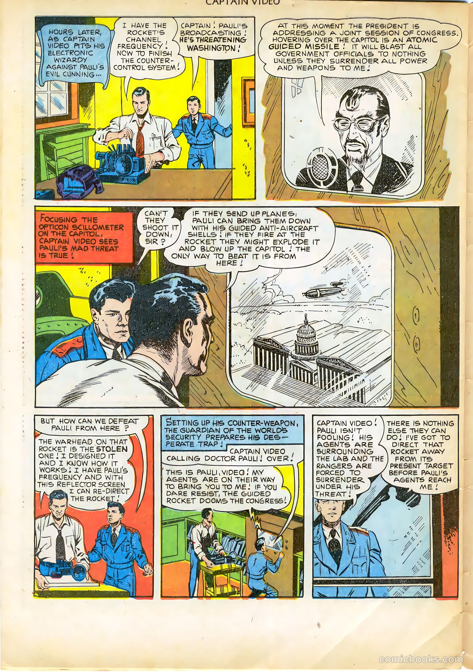 Captain Video #5 (1952, L. Miller & Son) — page 32 of 36