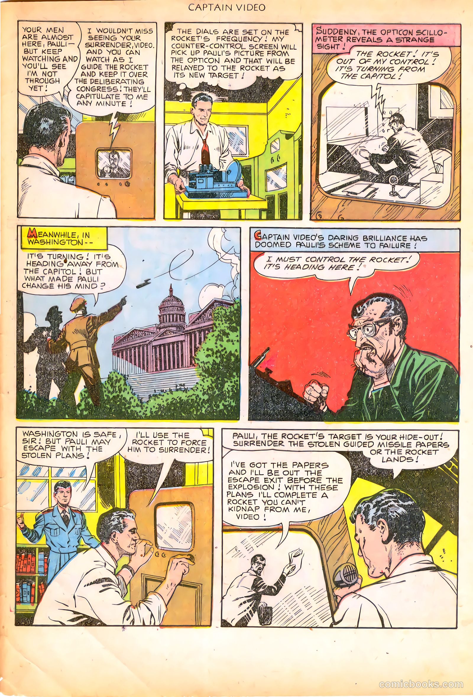 Captain Video #5 (1952, L. Miller & Son) — page 33 of 36