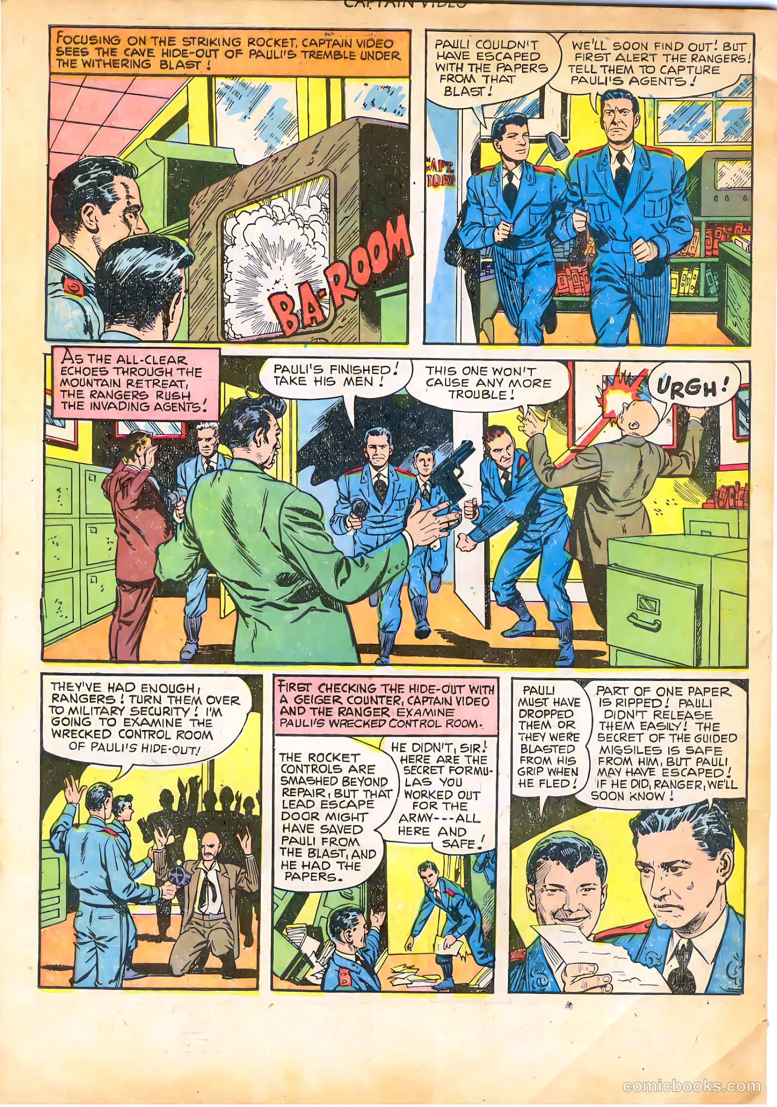 Captain Video #5 (1952, L. Miller & Son) — page 34 of 36