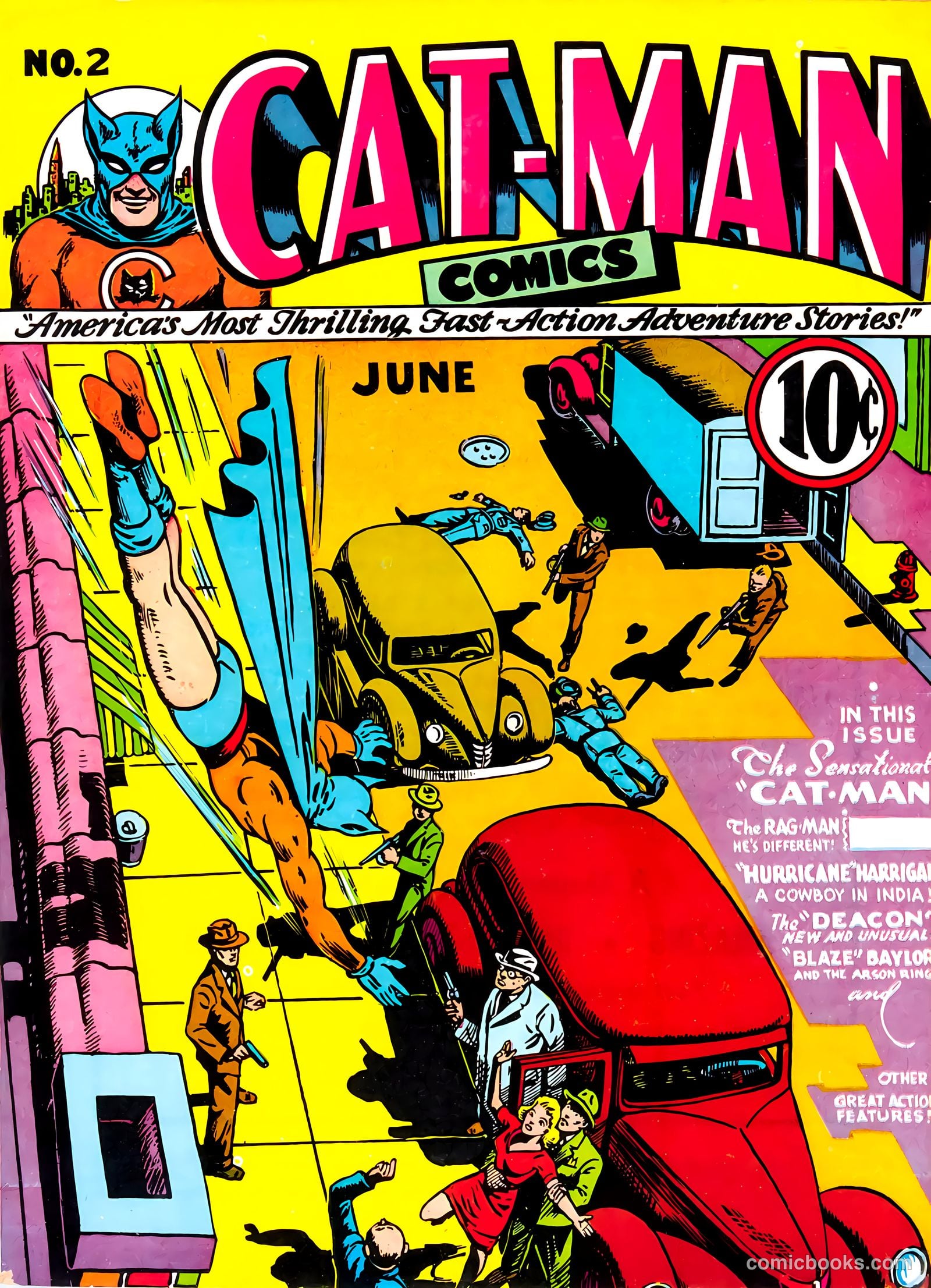 Cat-Man Comics #2 cover