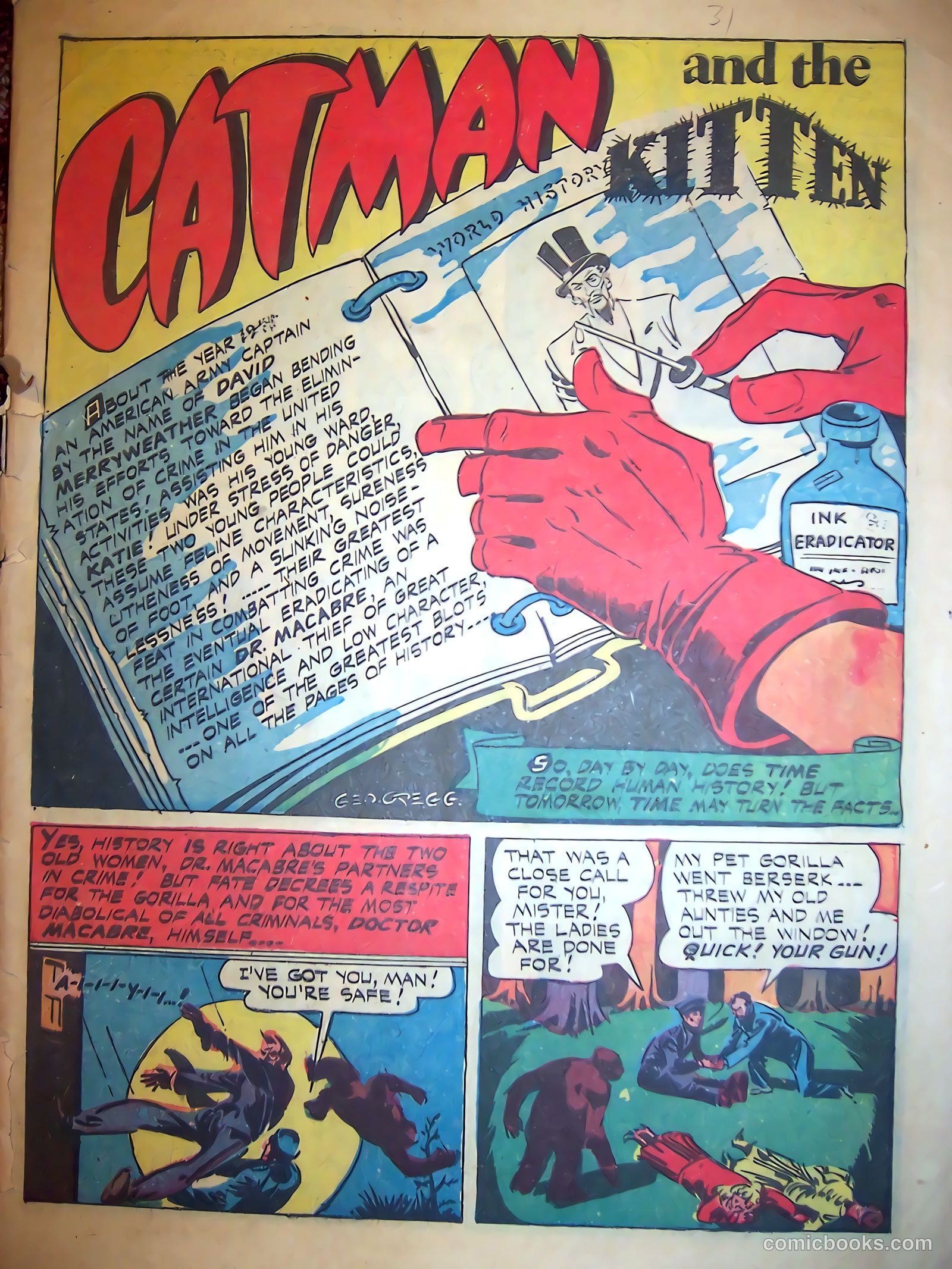 Cat-Man Comics #31 (1946) — page 2 of 45