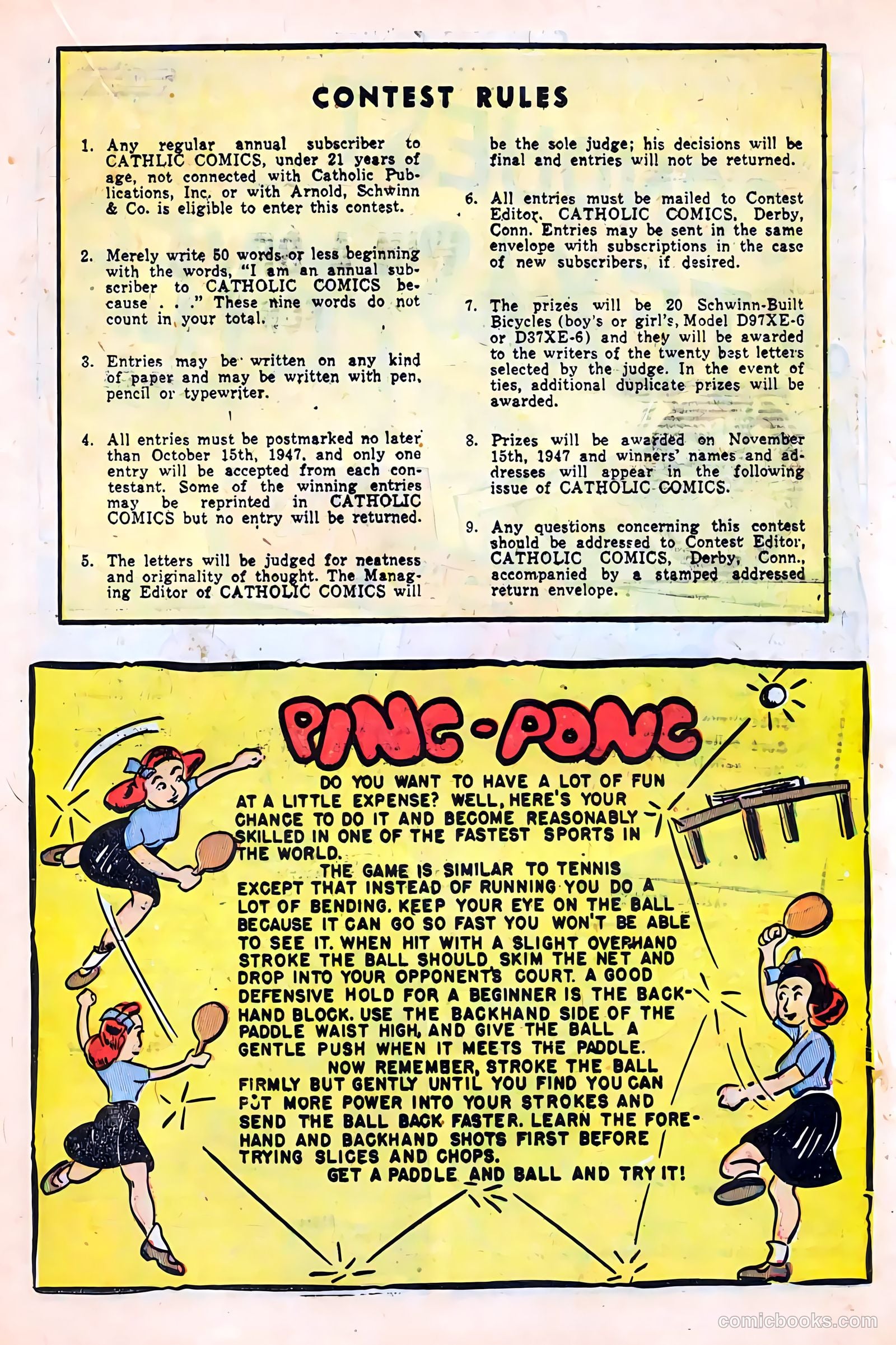 Catholic Comics #1 (1947) — page 21 of 36