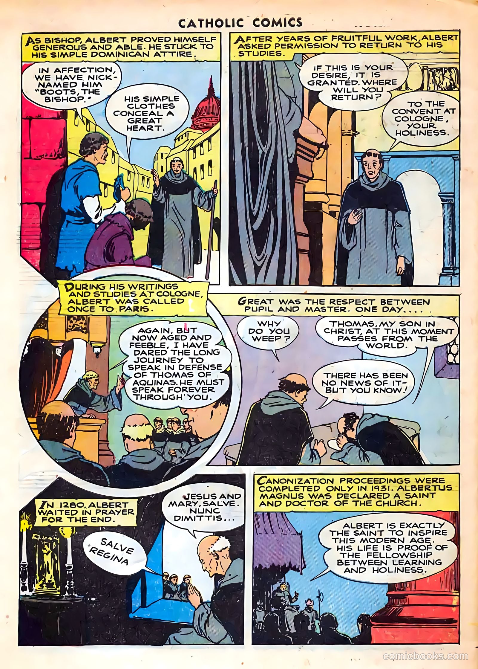 Catholic Comics #1 (1947) — page 34 of 36