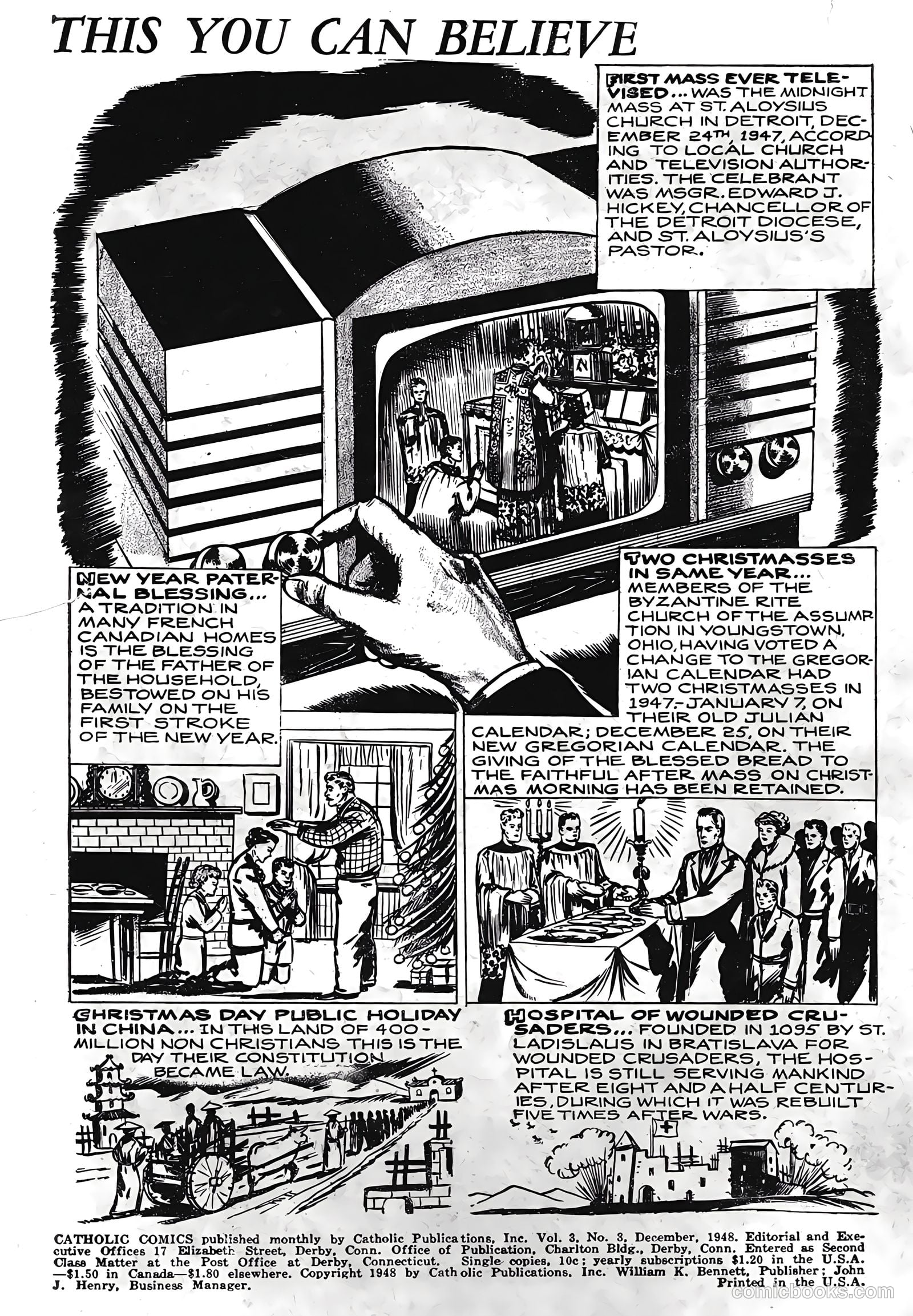 Catholic Comics #3 (1948) — page 2 of 35