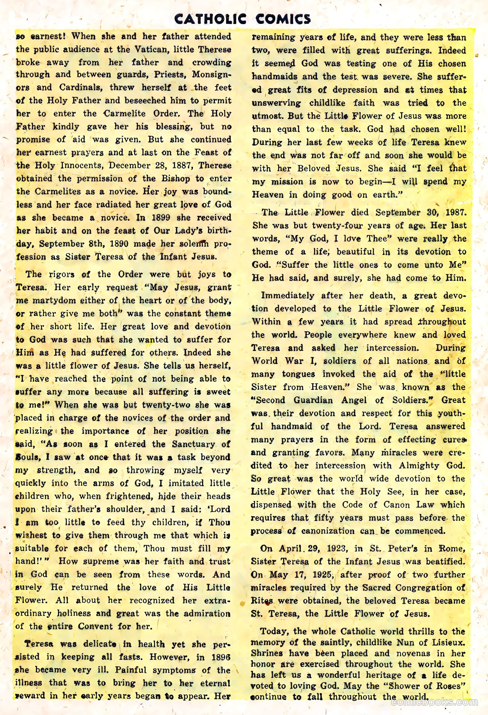 Catholic Comics #3 (1948) — page 24 of 35