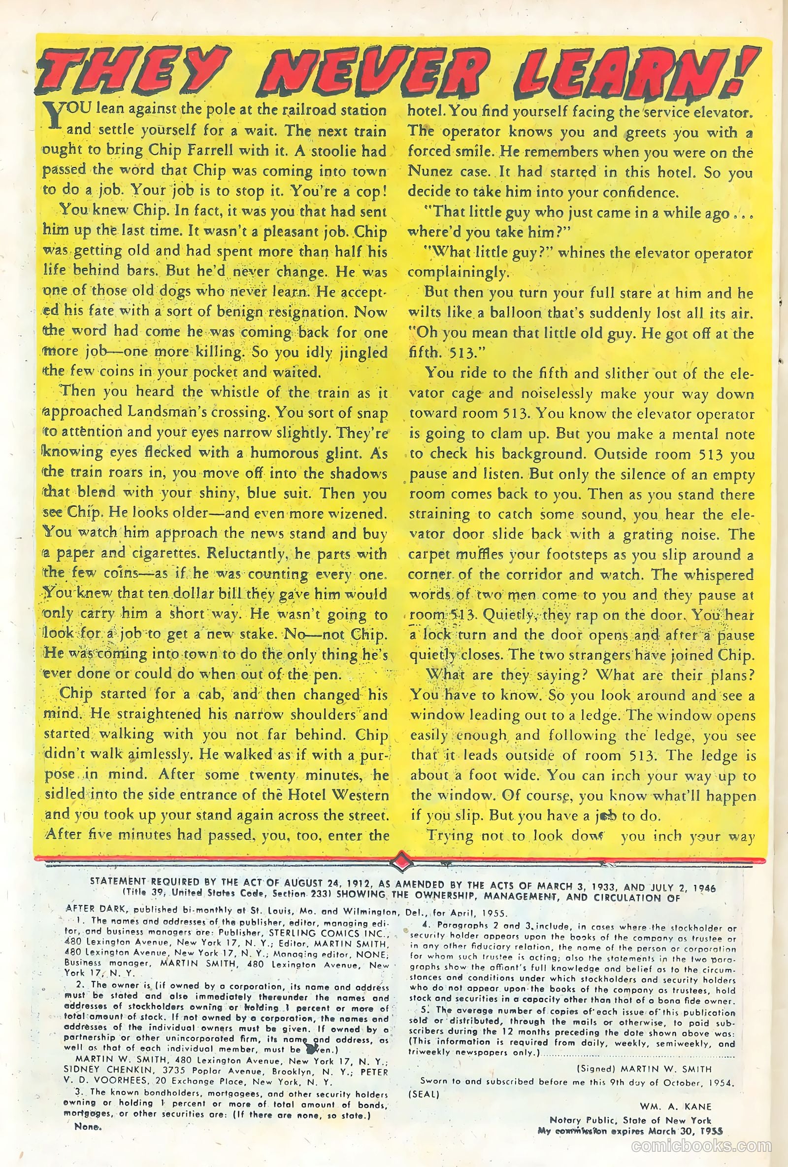 After Dark #6 (1955, Sterling) — page 24 of 36