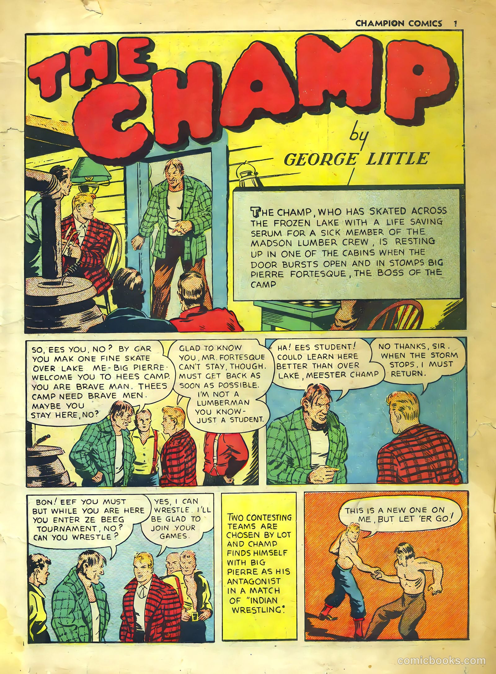 Champion Comics #7 (1940) — page 2 of 66