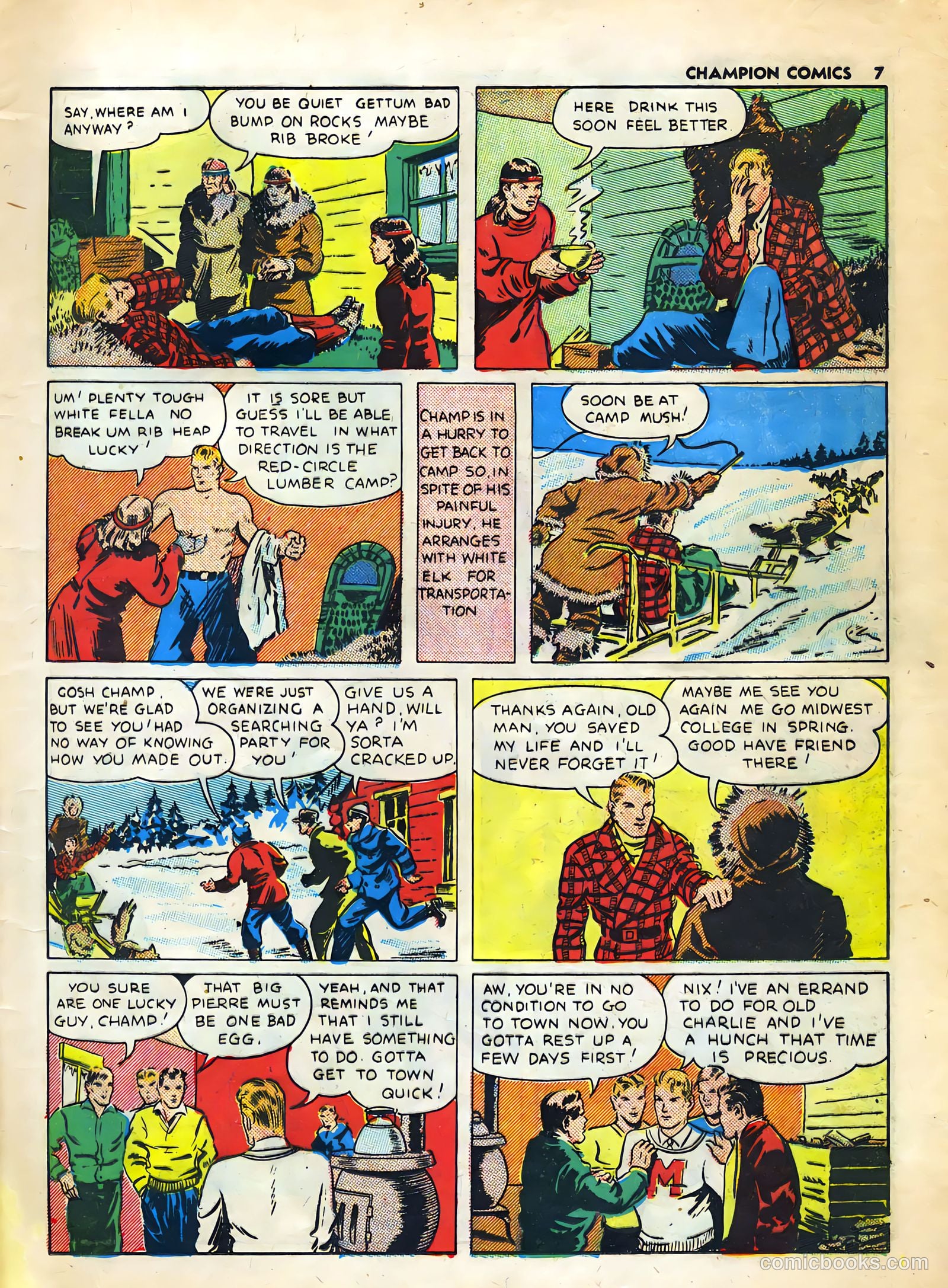 Champion Comics #7 (1940) — page 8 of 66