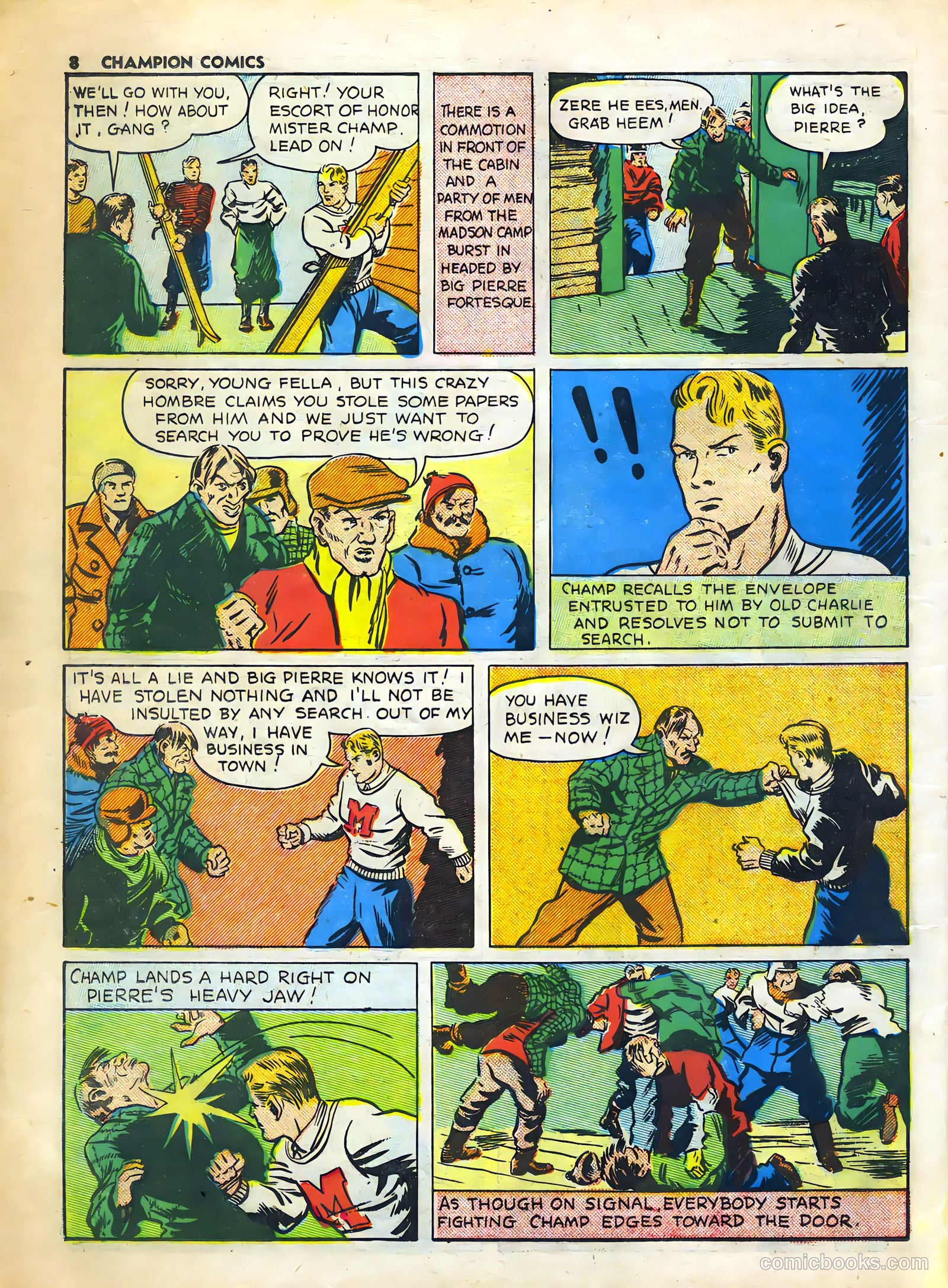 Champion Comics #7 (1940) — page 9 of 66