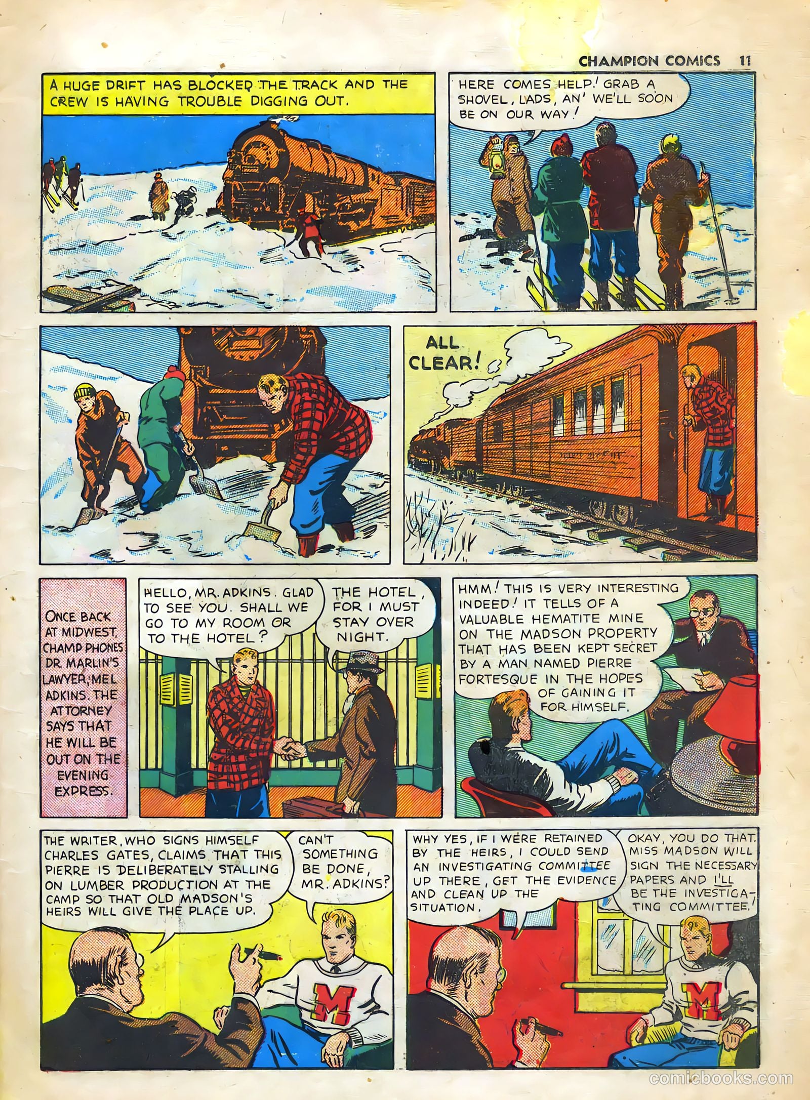 Champion Comics #7 (1940) — page 12 of 66