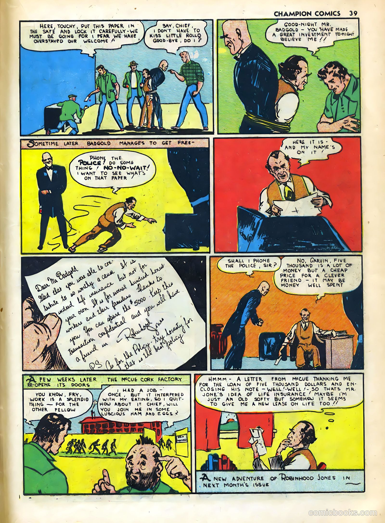 Champion Comics #7 (1940) — page 40 of 66