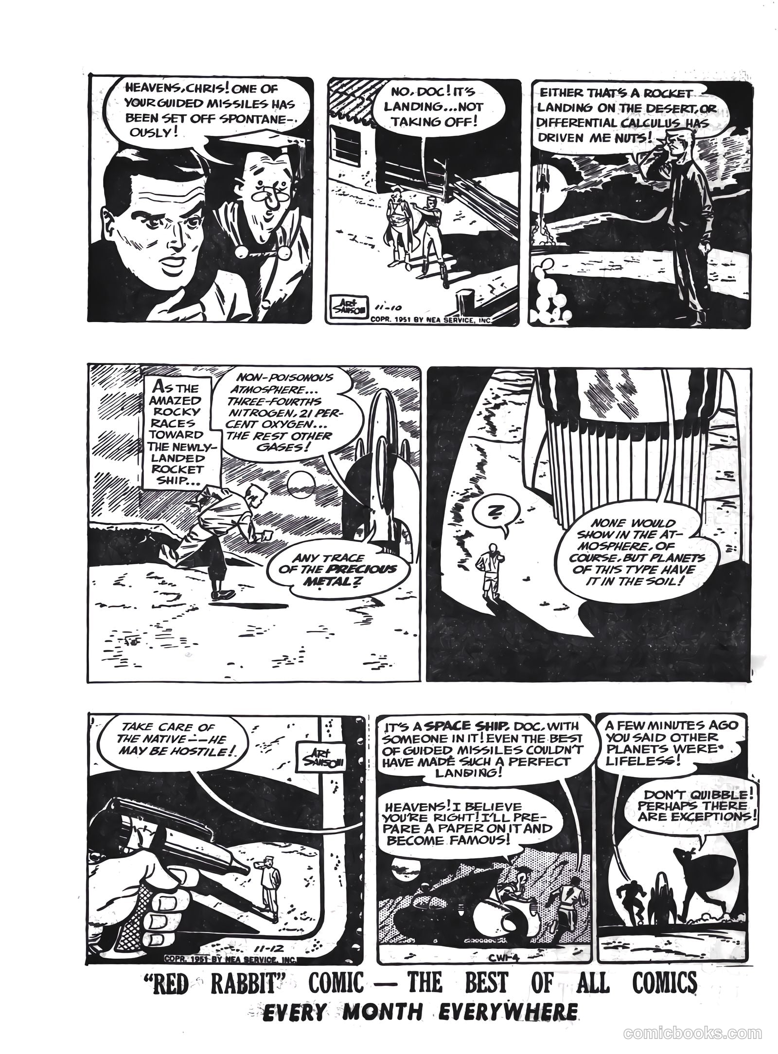 Chris Welkin Planeteer #1 (1950) — page 5 of 25