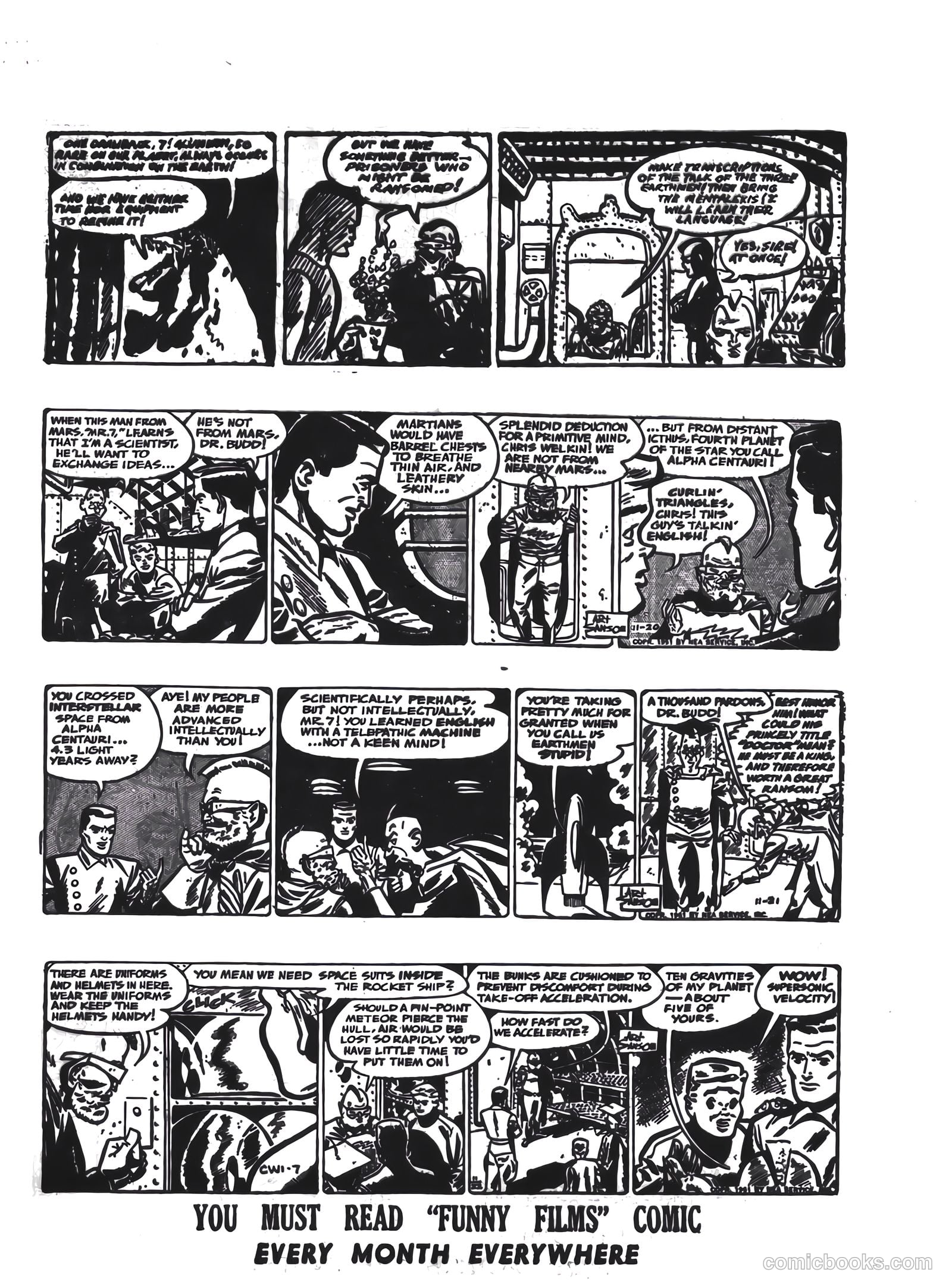 Chris Welkin Planeteer #1 (1950) — page 8 of 25