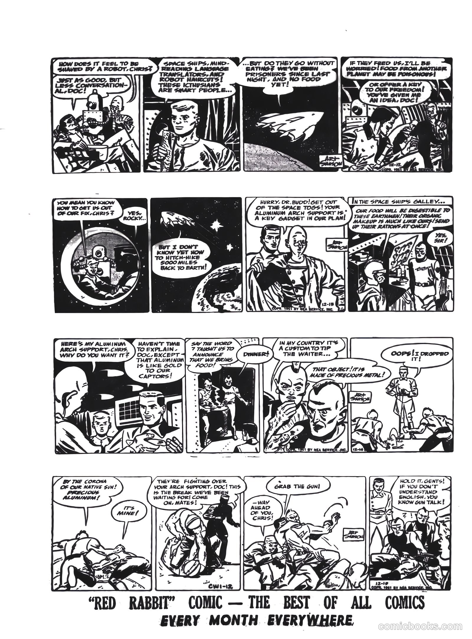 Chris Welkin Planeteer #1 (1950) — page 13 of 25