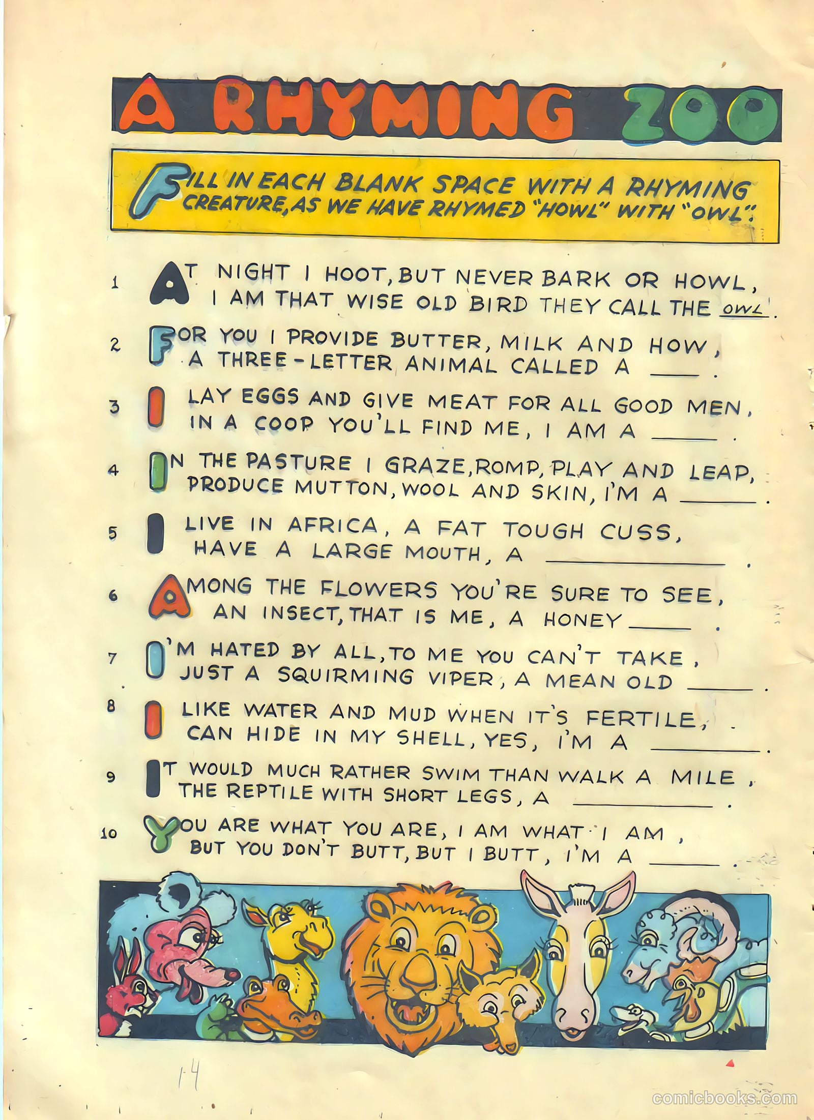 Circus of Fun Comics #3 (1947) — page 13 of 35