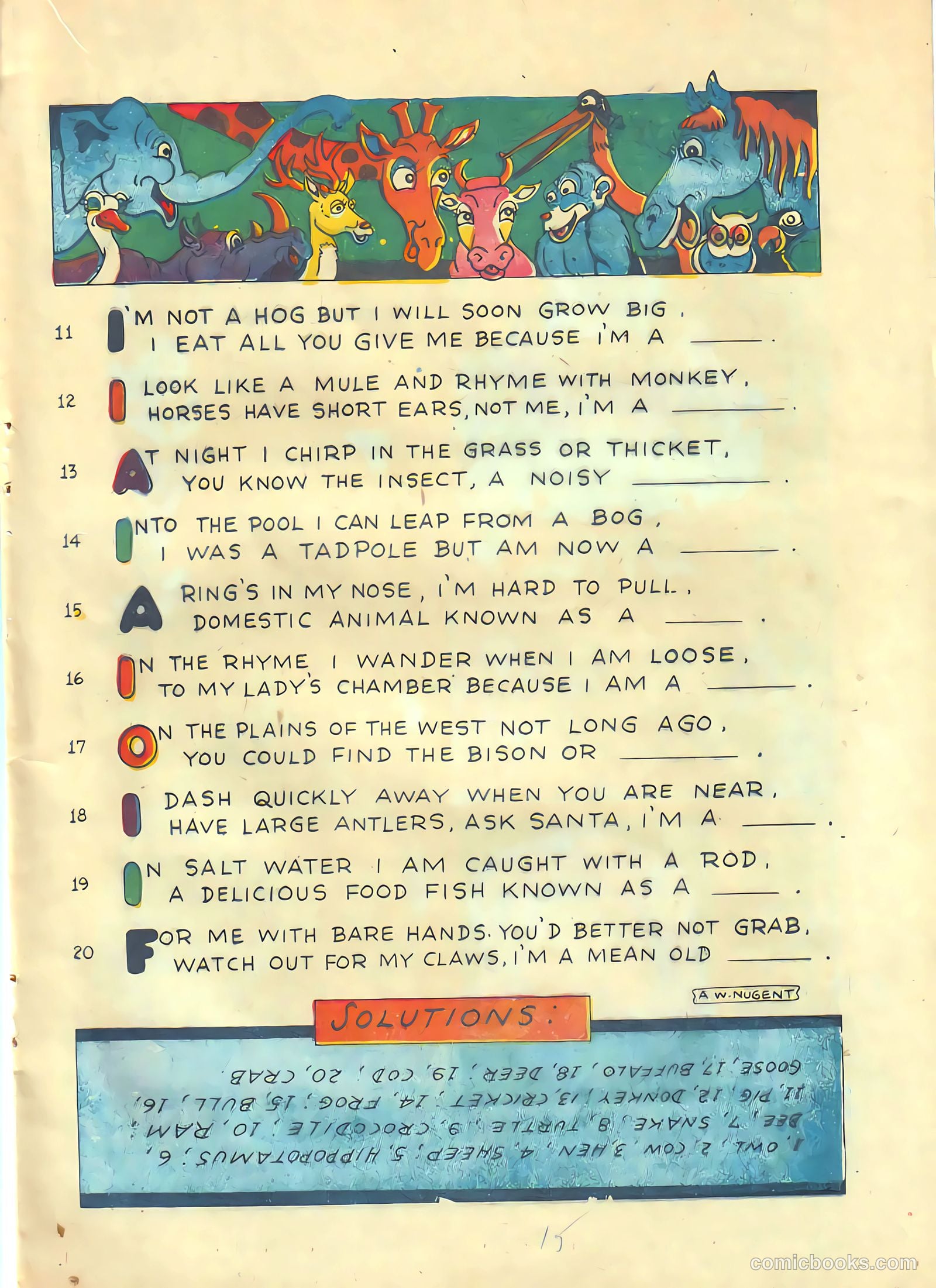 Circus of Fun Comics #3 (1947) — page 14 of 35