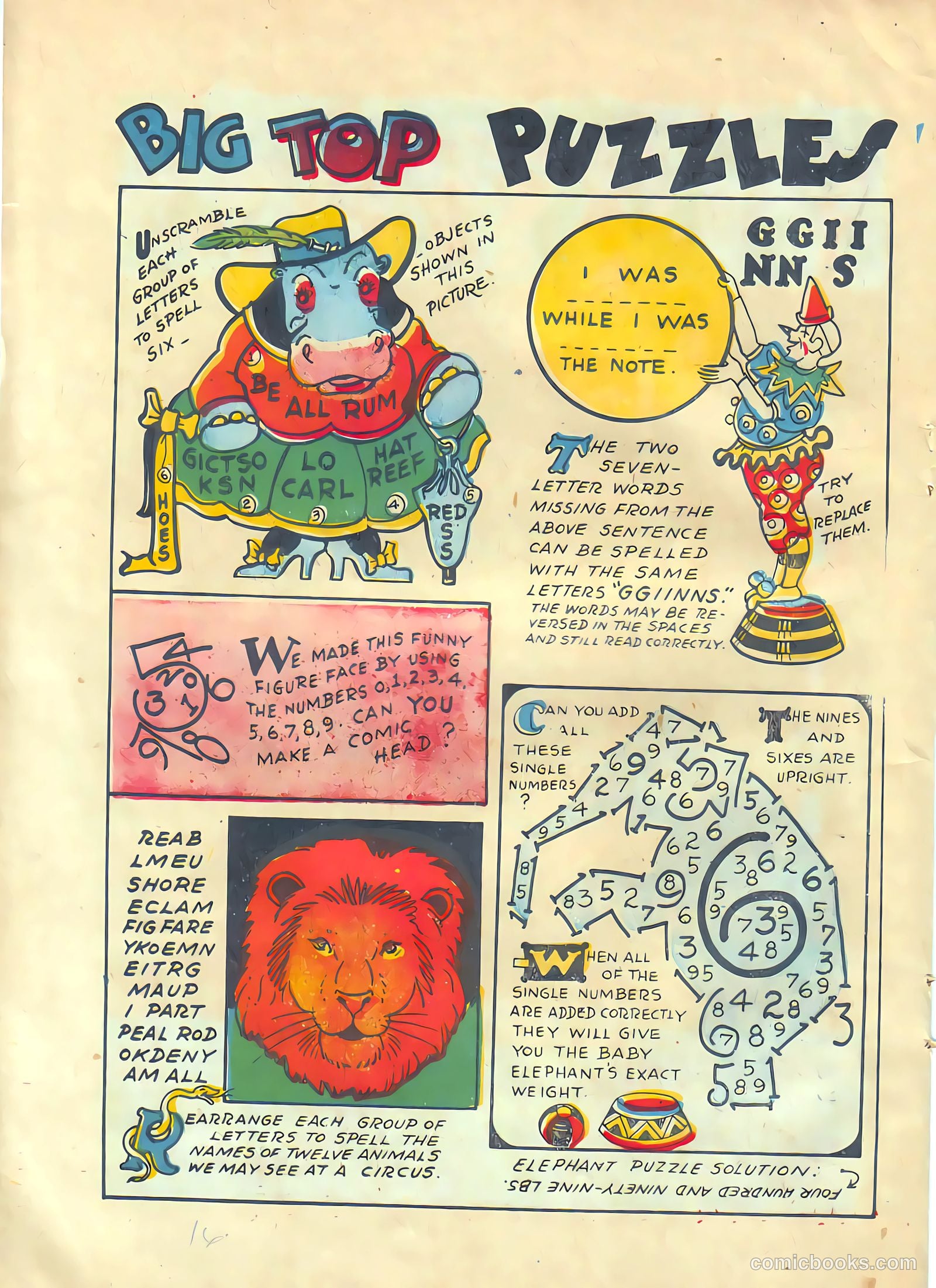 Circus of Fun Comics #3 (1947) — page 15 of 35