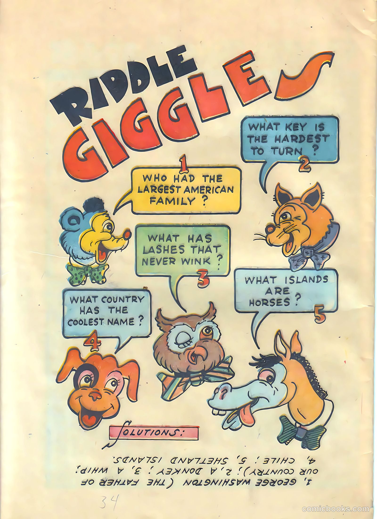 Circus of Fun Comics #3 (1947) — page 33 of 35