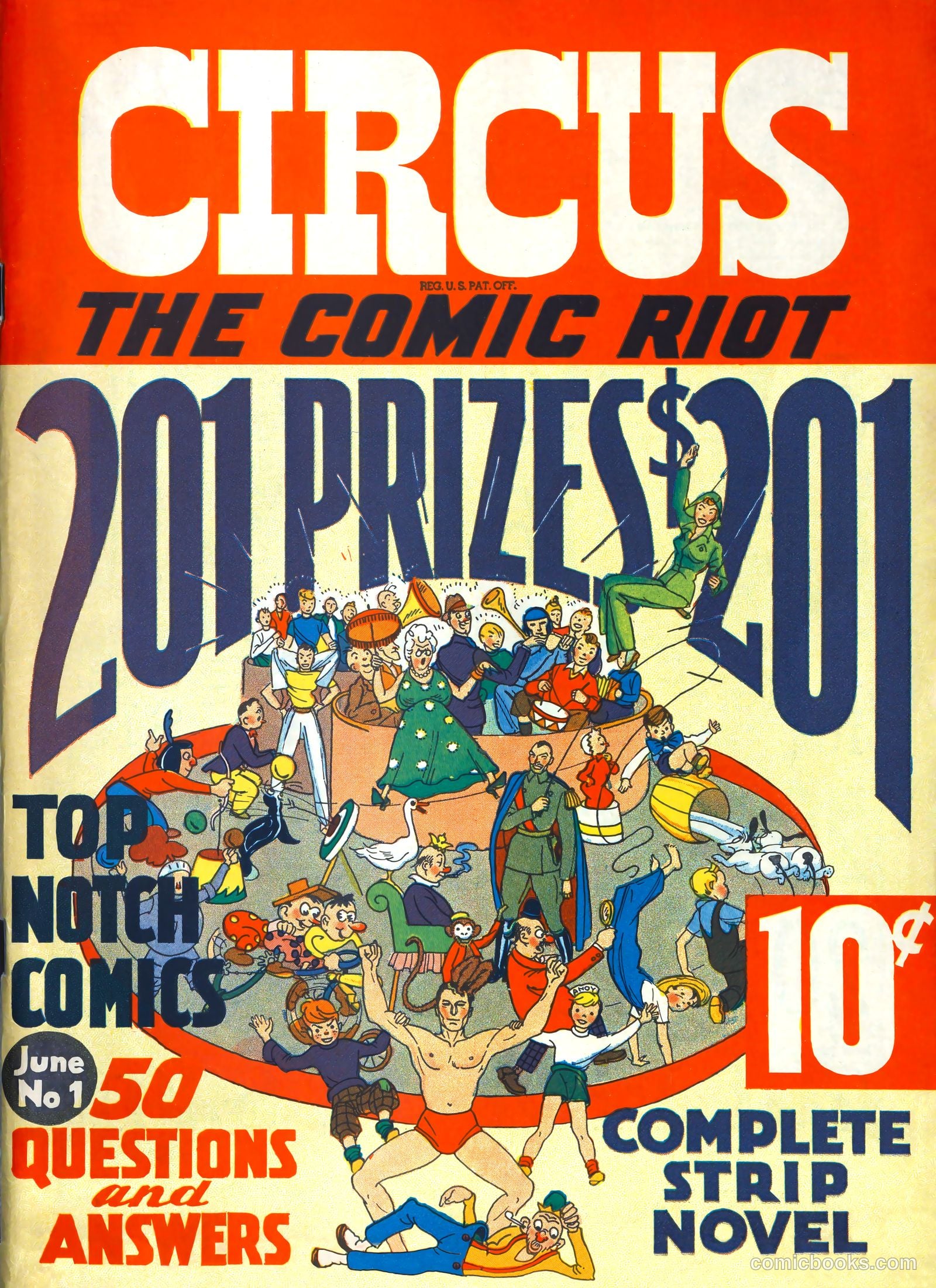 Circus the Comic Riot #1 cover