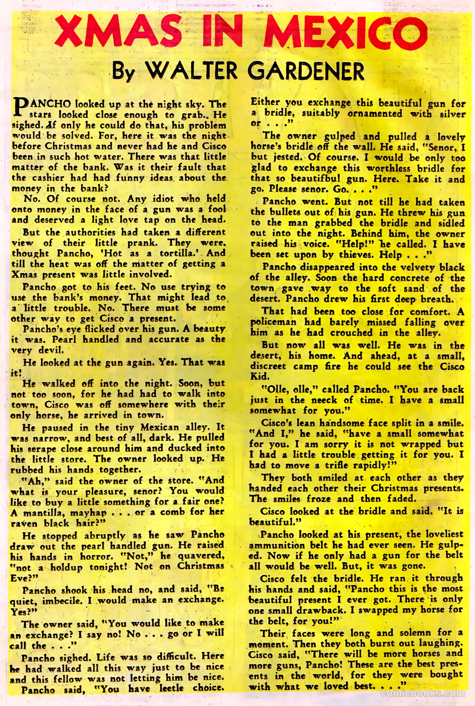 Cisco Kid #1 — page 14 of 36