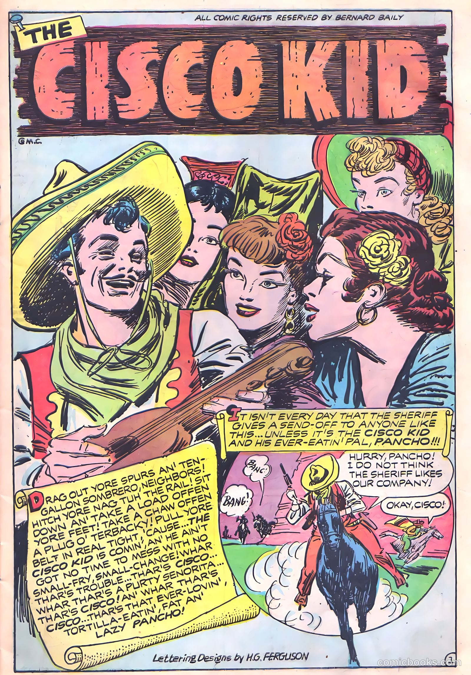 Cisco Kid Comics #1 (1944) — page 3 of 36