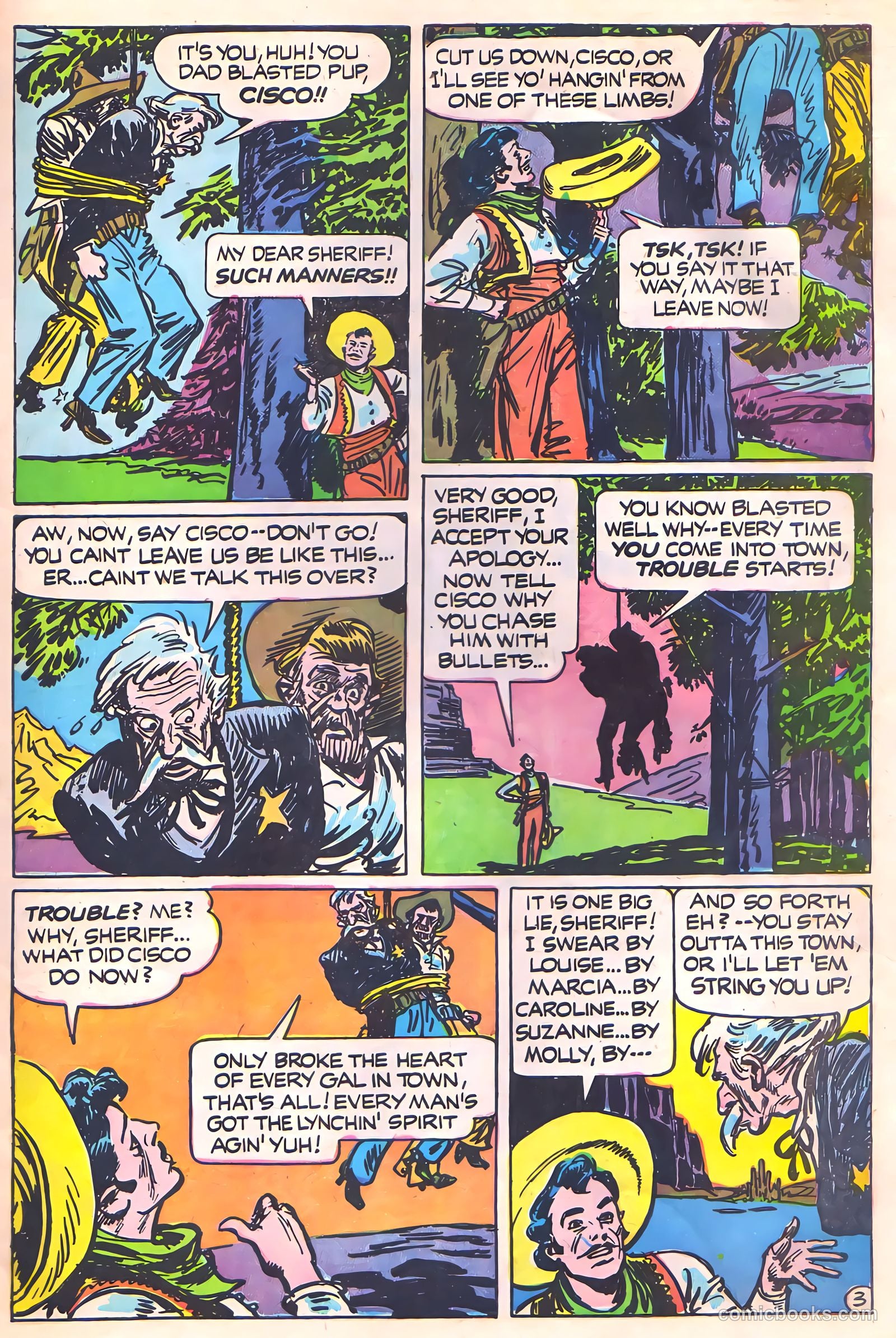 Cisco Kid Comics #1 (1944) — page 5 of 36