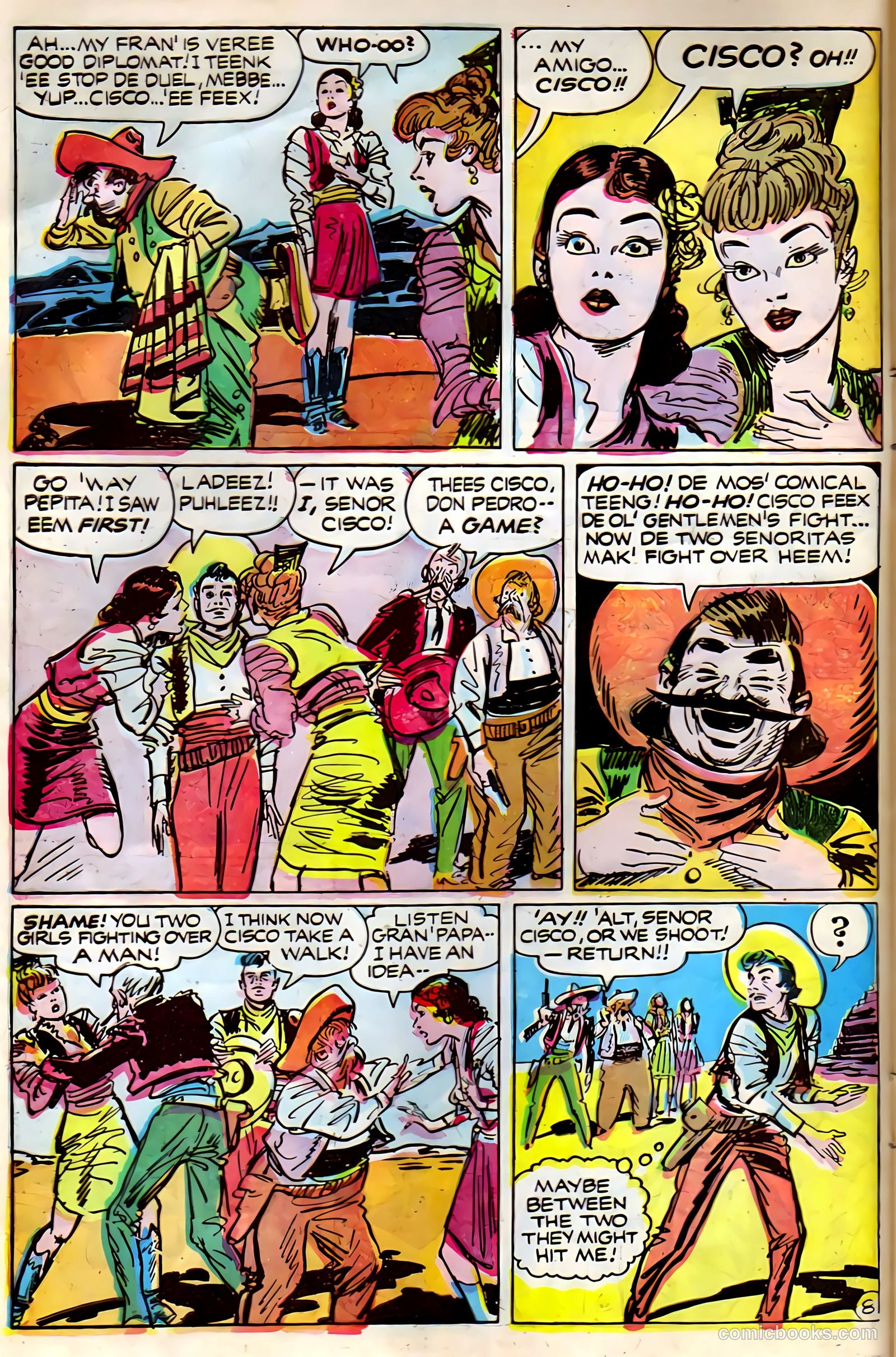 Cisco Kid Comics #1 (1944) — page 10 of 36