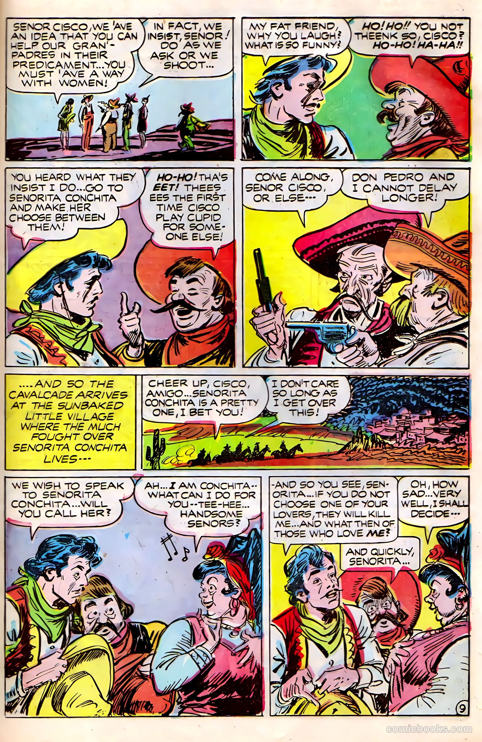 Cisco Kid Comics #1 (1944) — page 11 of 36