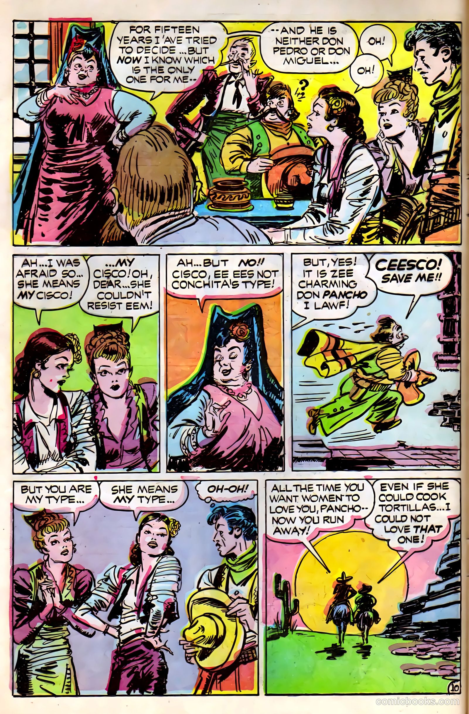 Cisco Kid Comics #1 (1944) — page 12 of 36