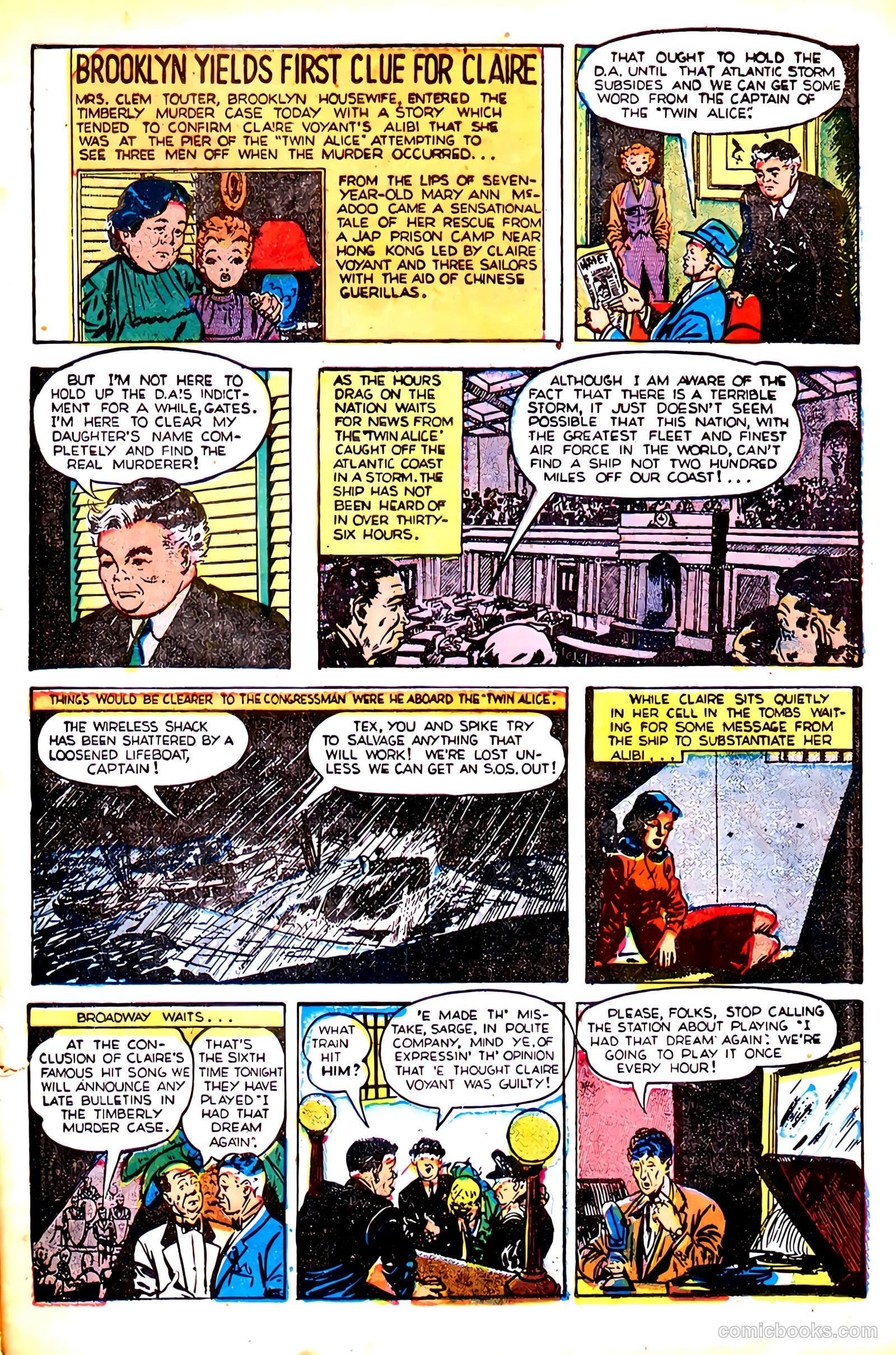 Claire Voyant #2 (1947) — page 6 of 31