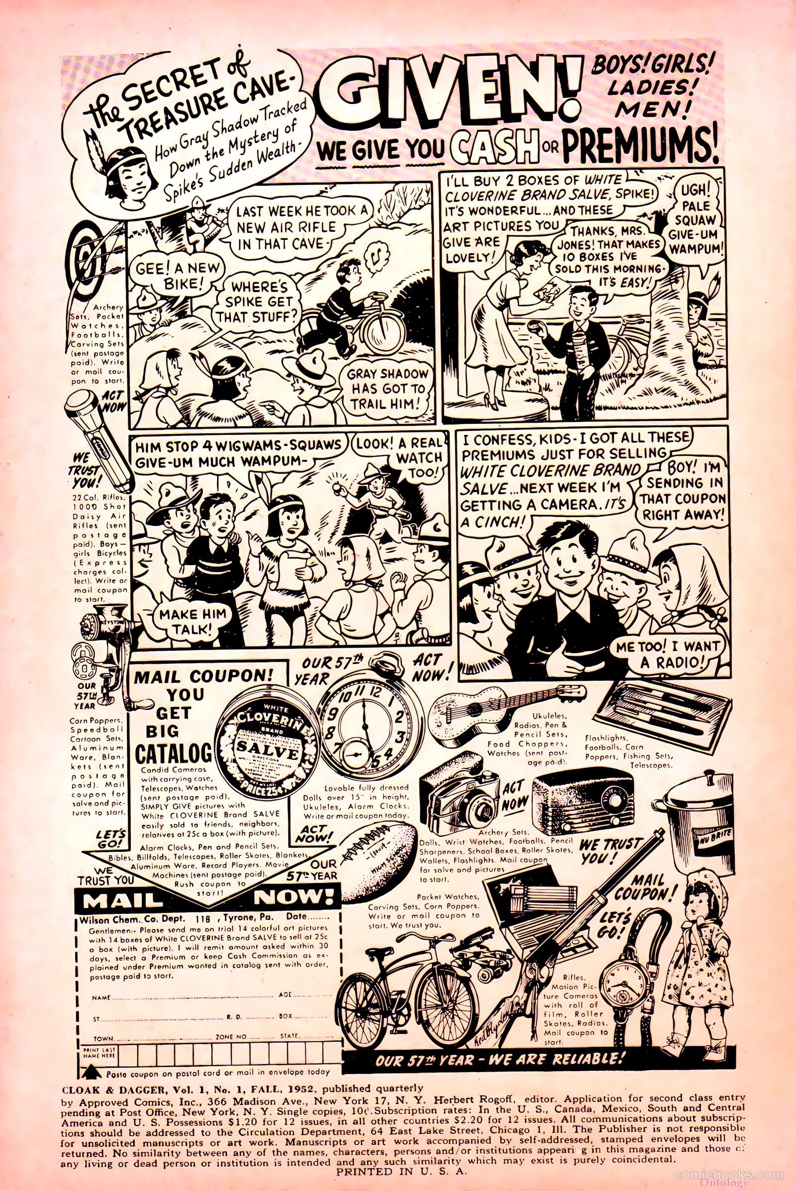 Cloak and Dagger #1 (1952) — page 2