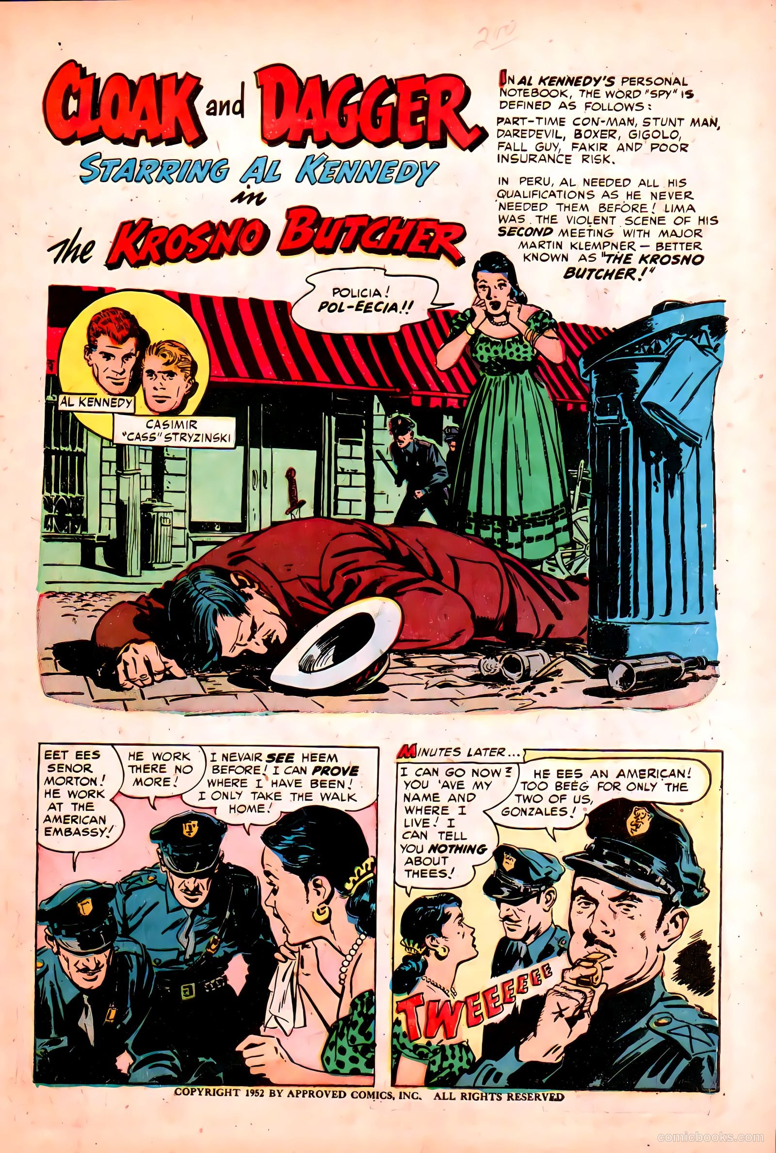 Cloak and Dagger #1 (1952) — page 3