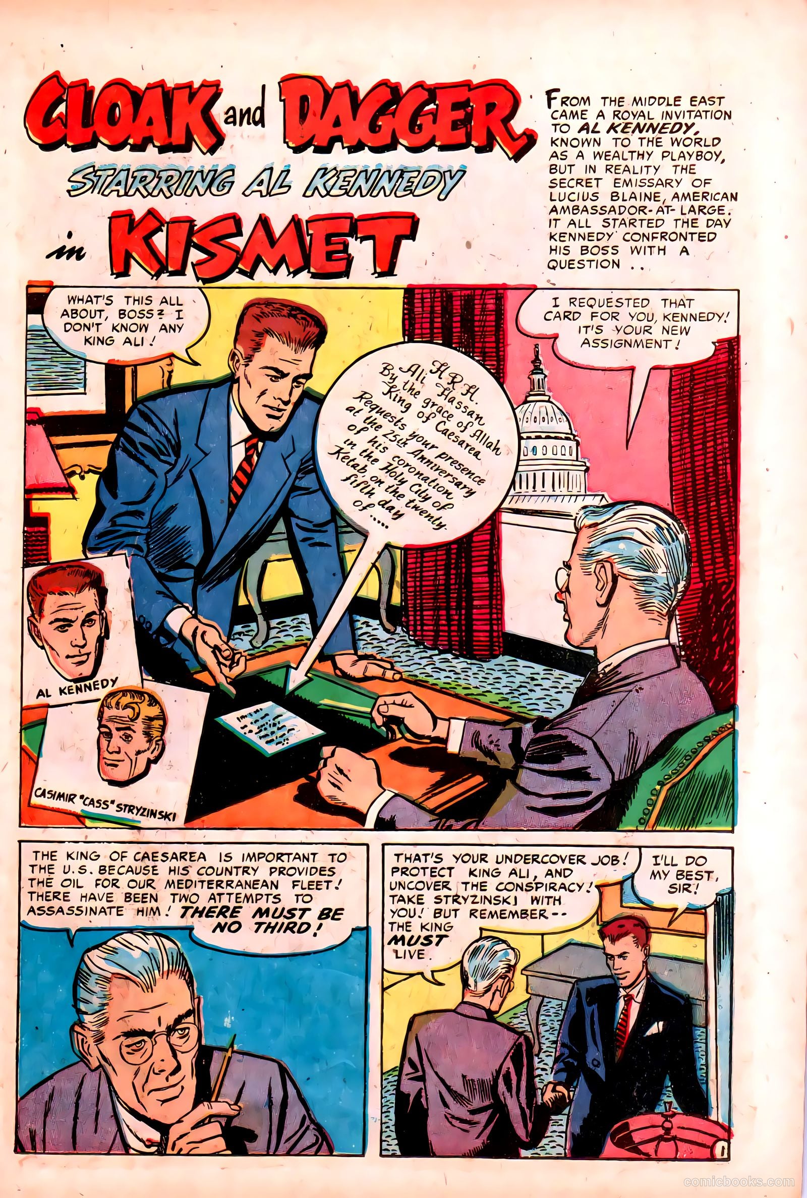 Cloak and Dagger #1 (1952) — page 11