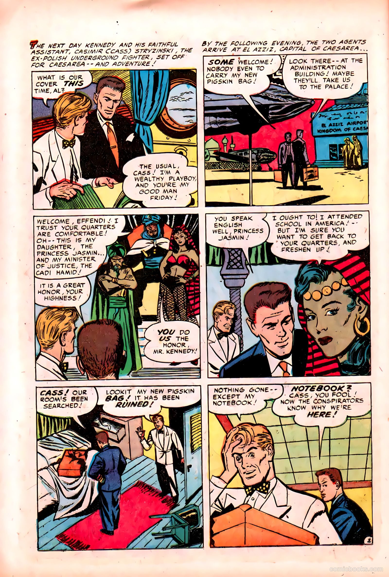 Cloak and Dagger #1 (1952) — page 12