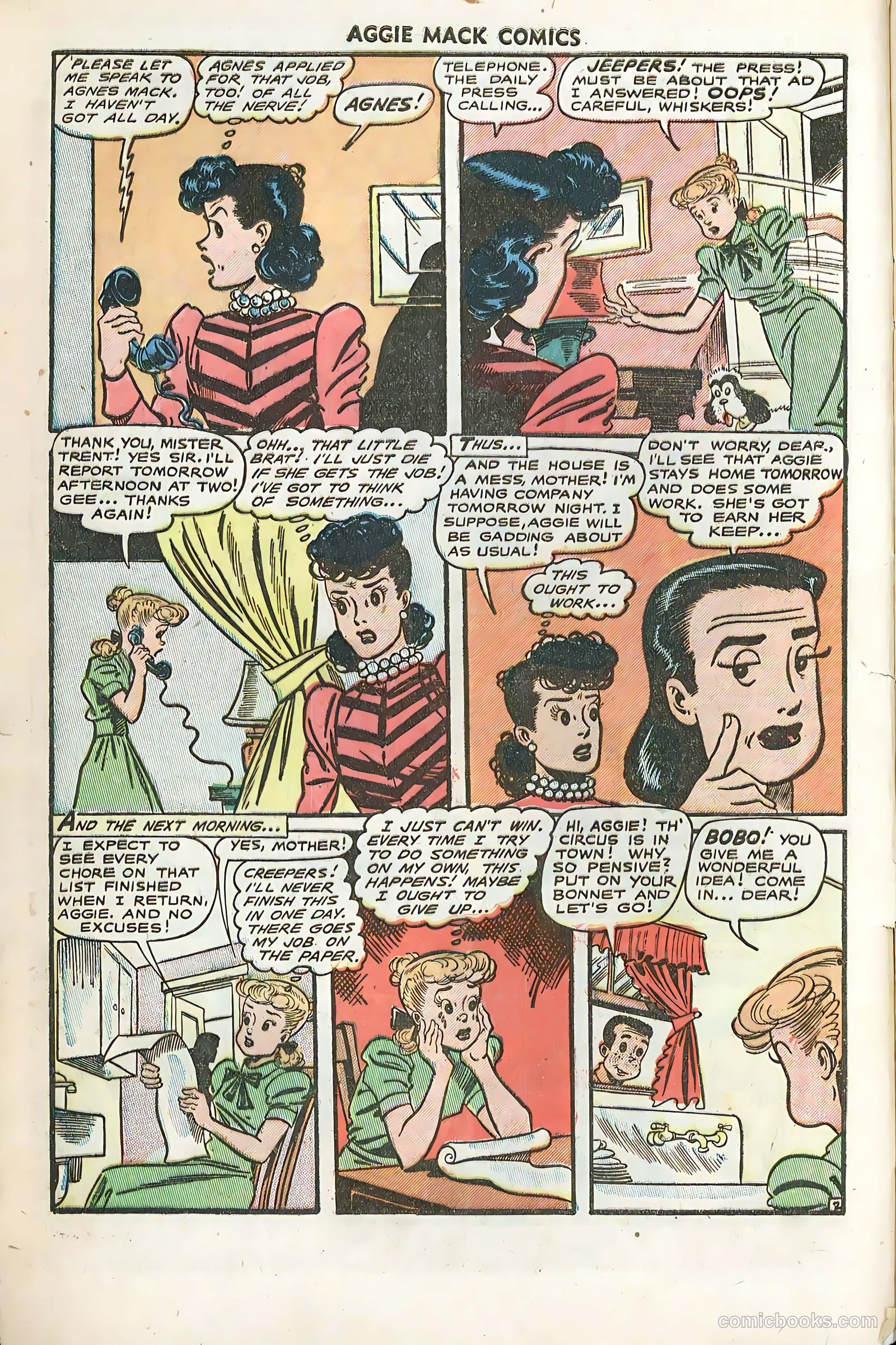 Aggie Mack Comics #8 (1949) — page 4