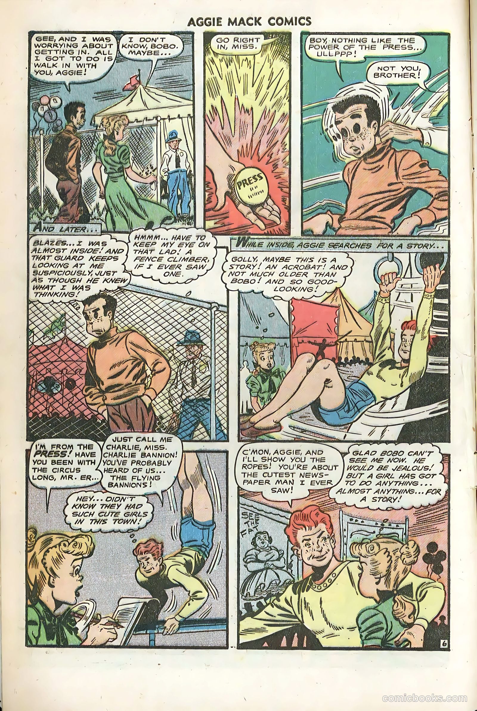 Aggie Mack Comics #8 (1949) — page 8