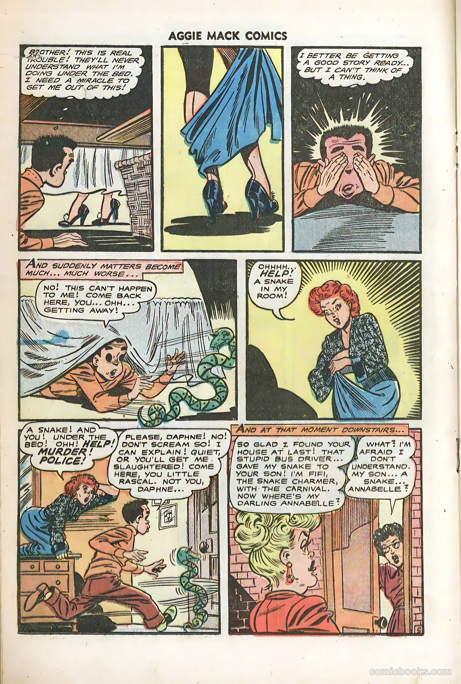 Aggie Mack Comics #8 (1949) — page 16