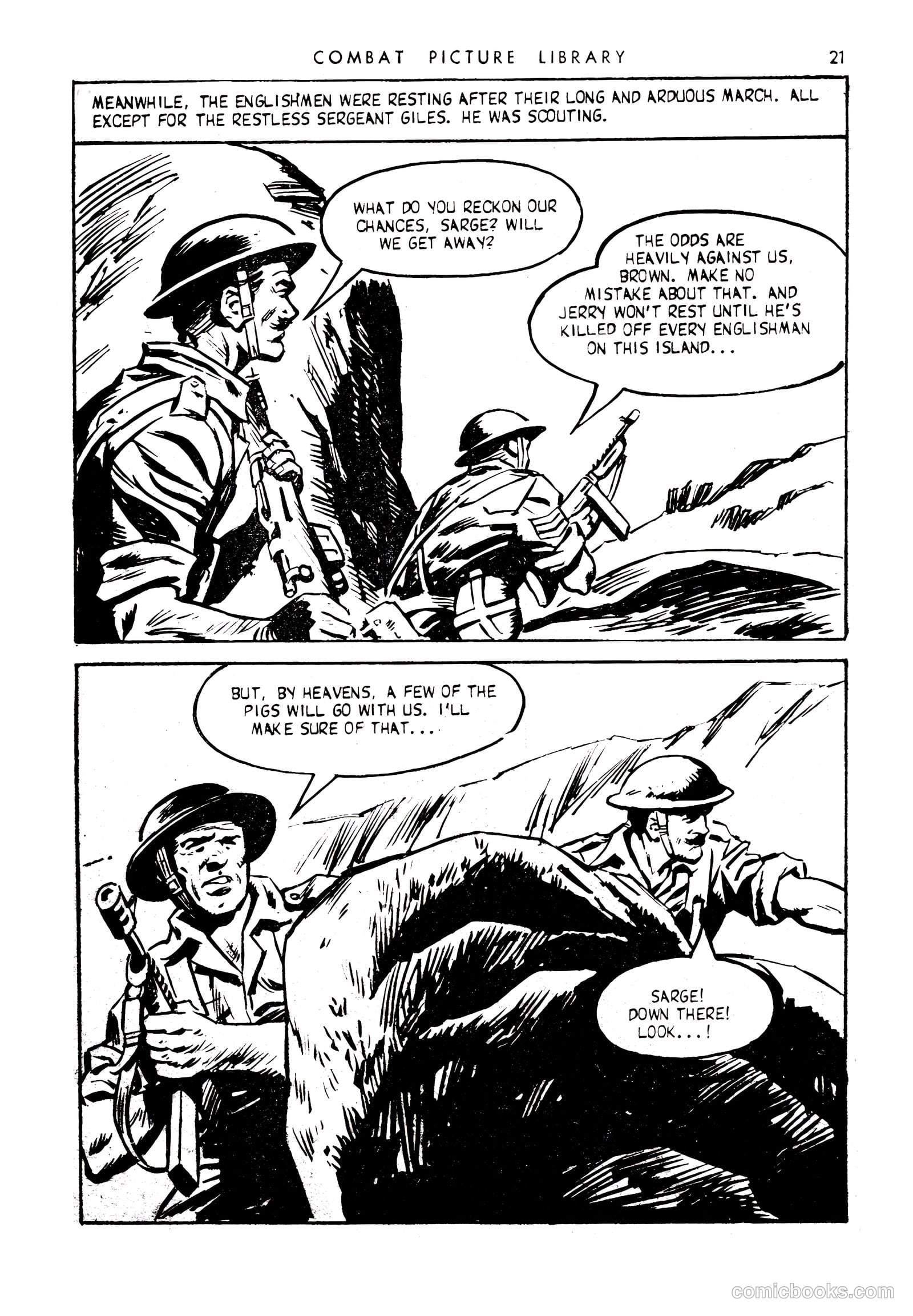 Combat Picture Library #170 (1963) — page 21