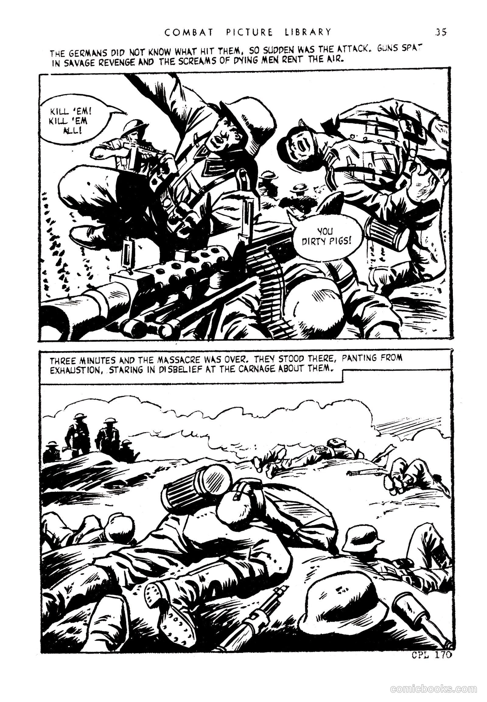 Combat Picture Library #170 (1963) — page 35