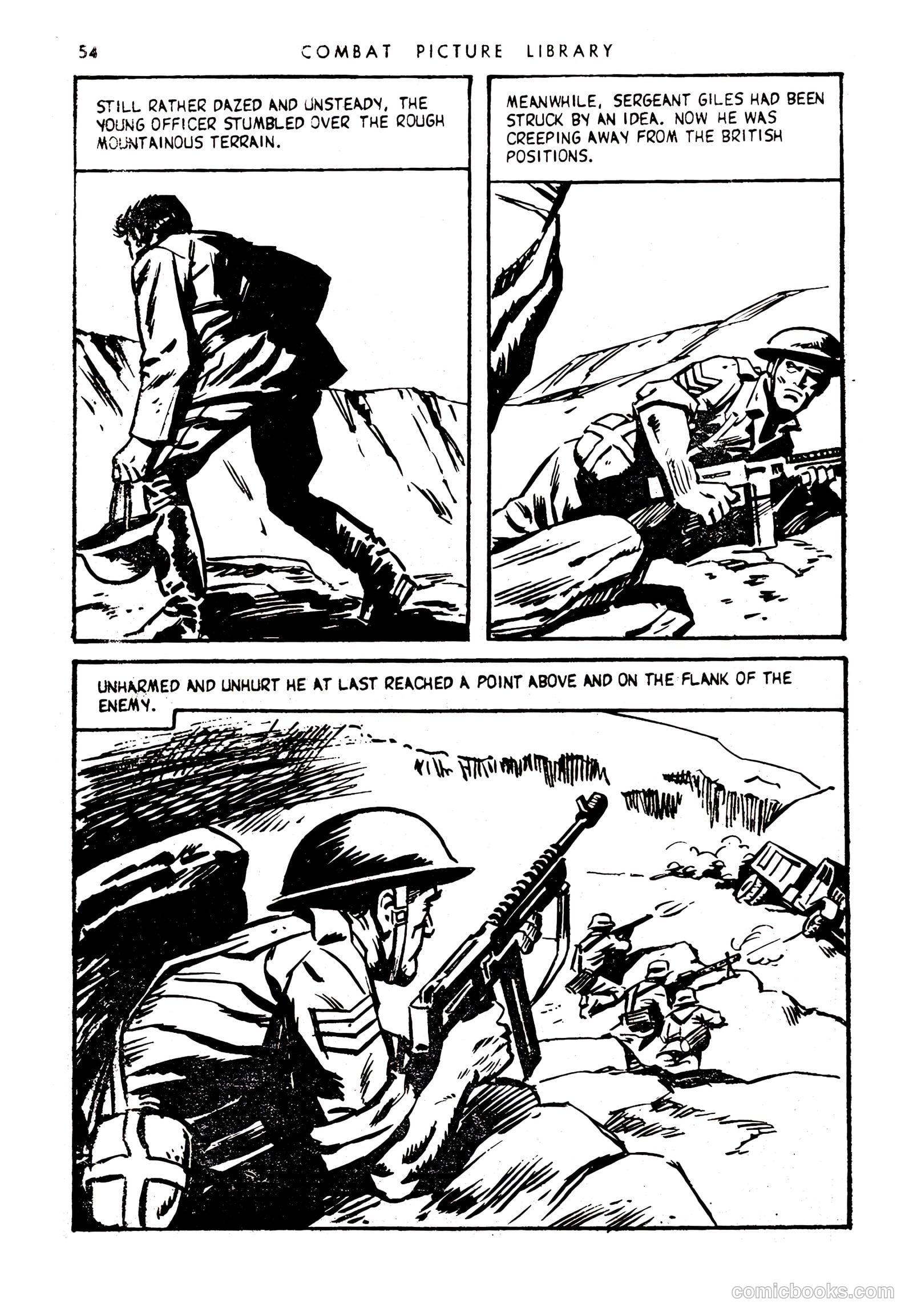 Combat Picture Library #170 (1963) — page 54