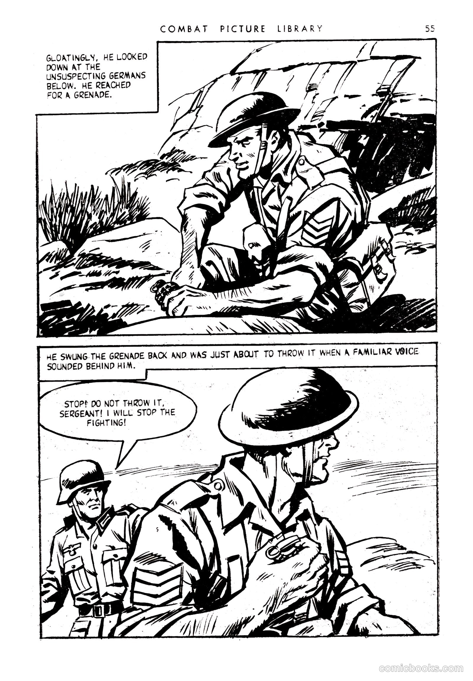 Combat Picture Library #170 (1963) — page 55