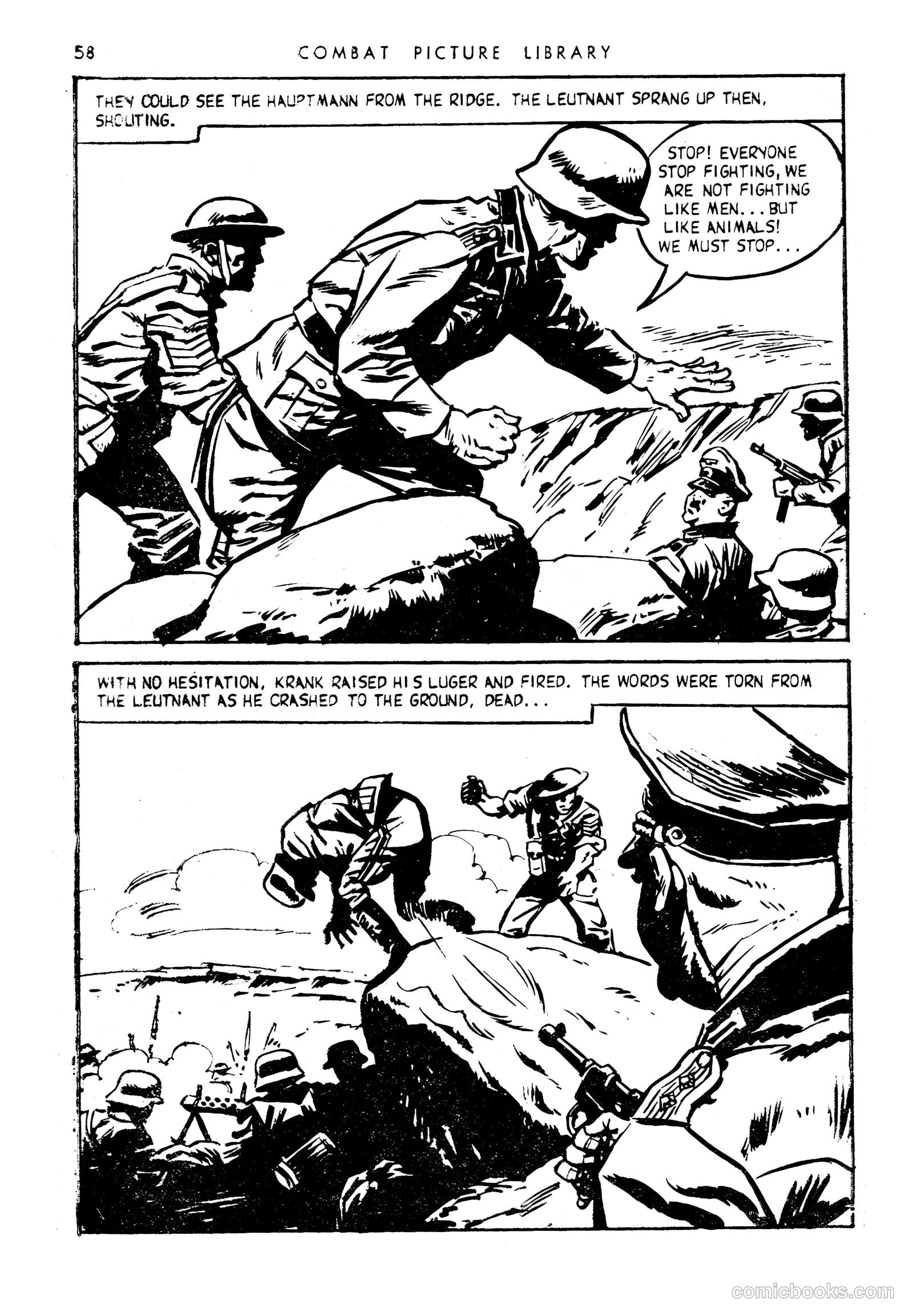 Combat Picture Library #170 (1963) — page 58