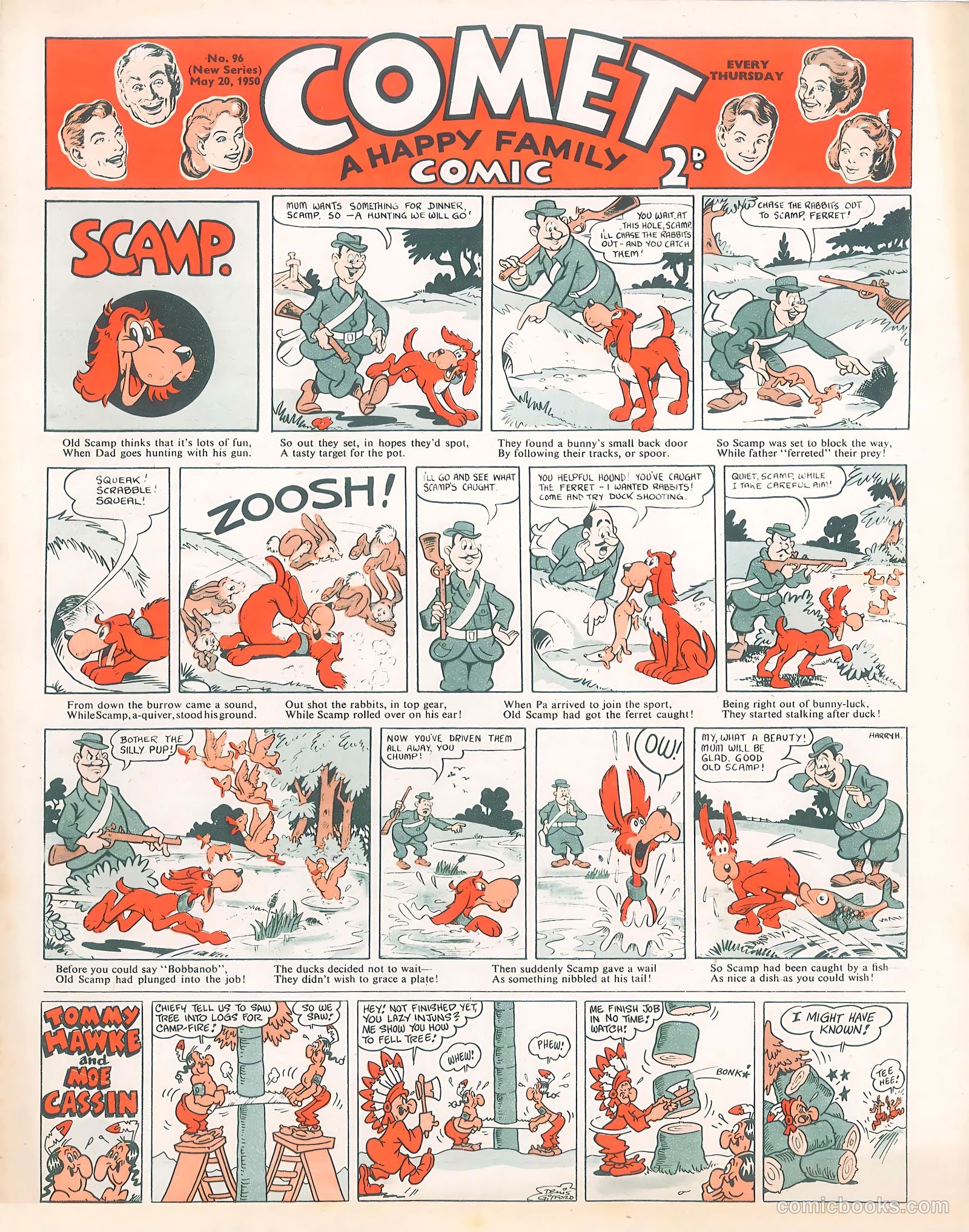 Comet #96 (1950) — page 1 of 11
