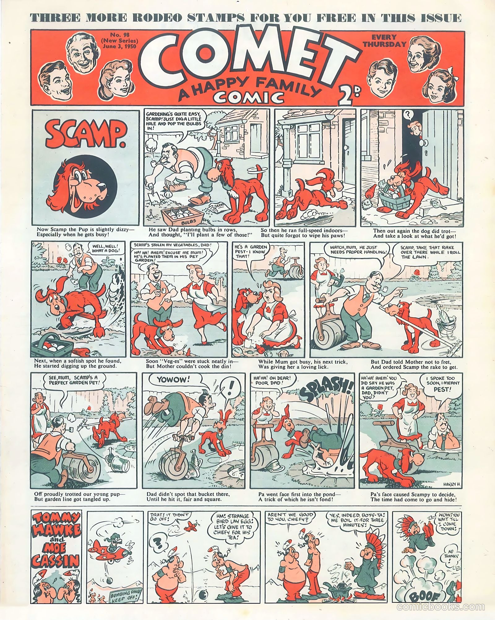 Comet #98 (1950) — page 1 of 8